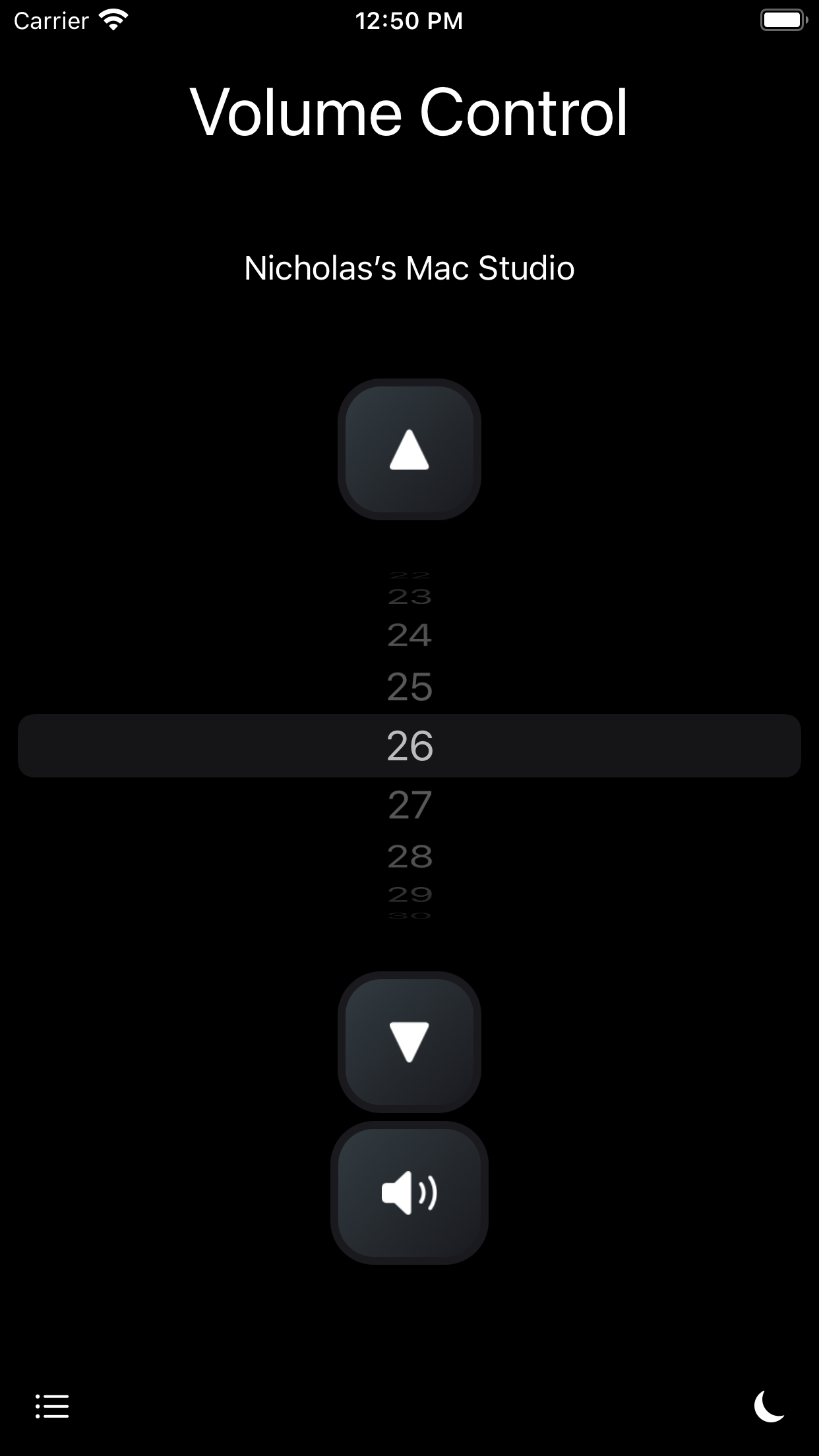 Captura de ecrã 1 da app Easy Volume Controller