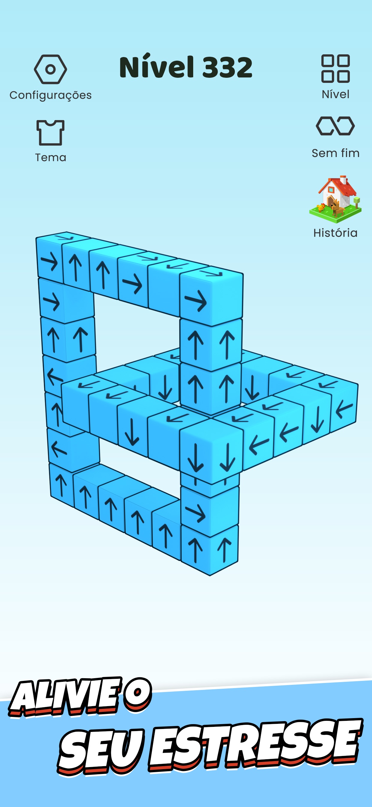 Captura de ecrã 3 da app Take Away: Quebra-cabeça Cubo