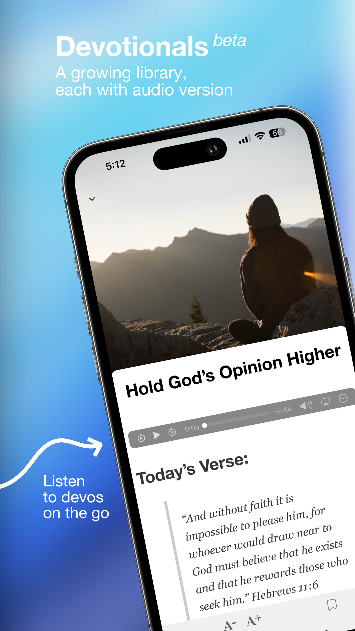 Captura de ecrã 4 da app Bible Lock Screens + Devos