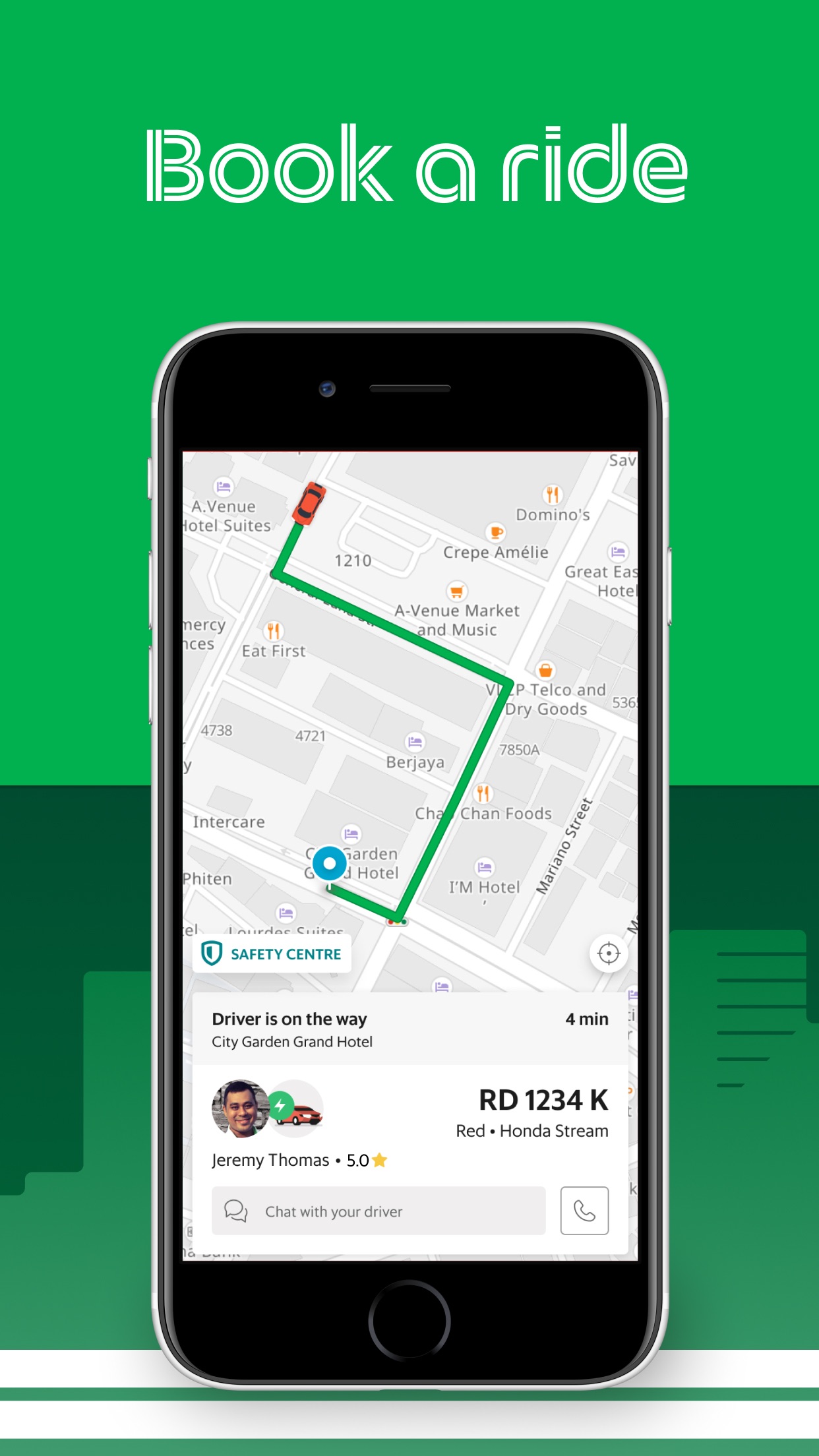 Grab: Taxi Ride, Food Delivery screenshot 3