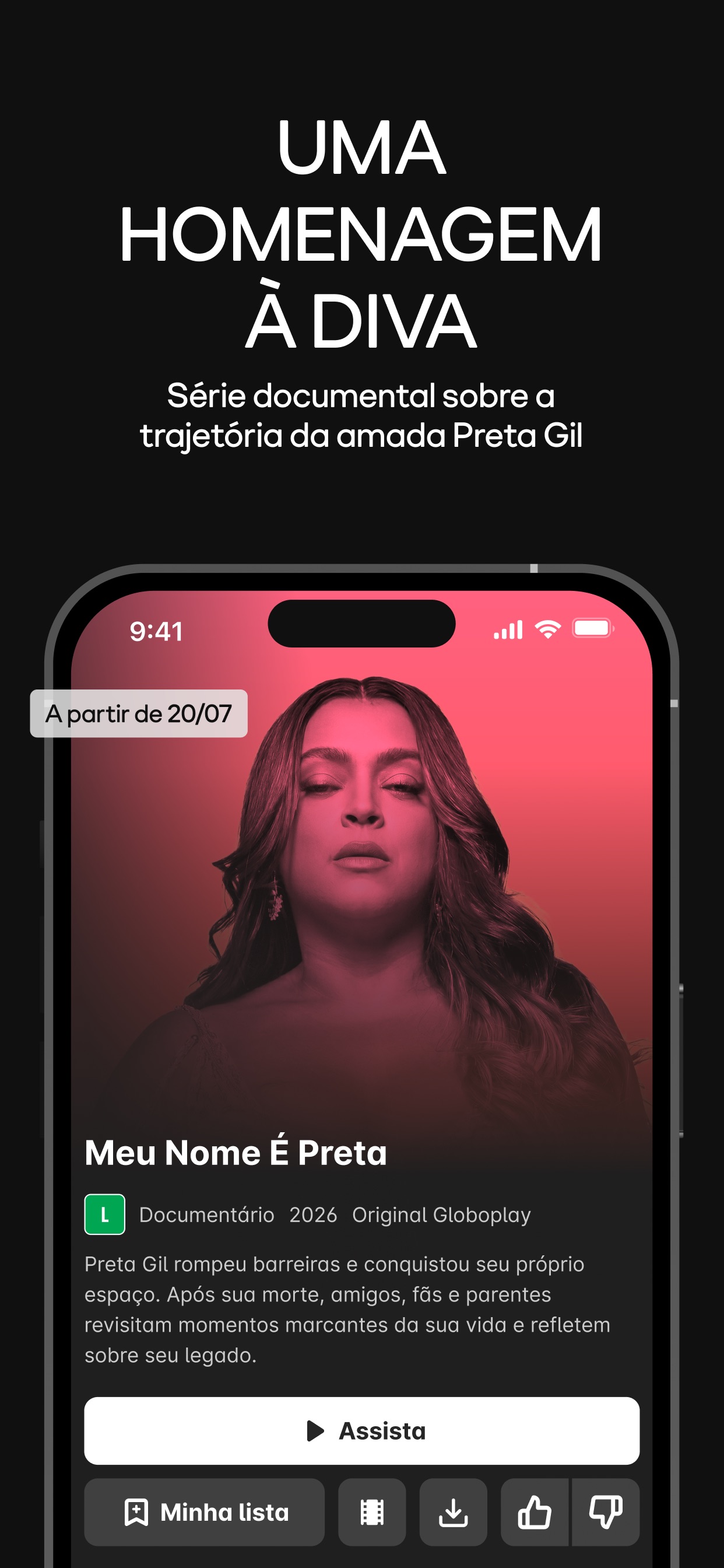 Captura de ecrã 3 da app Globoplay: Novelas, séries e +