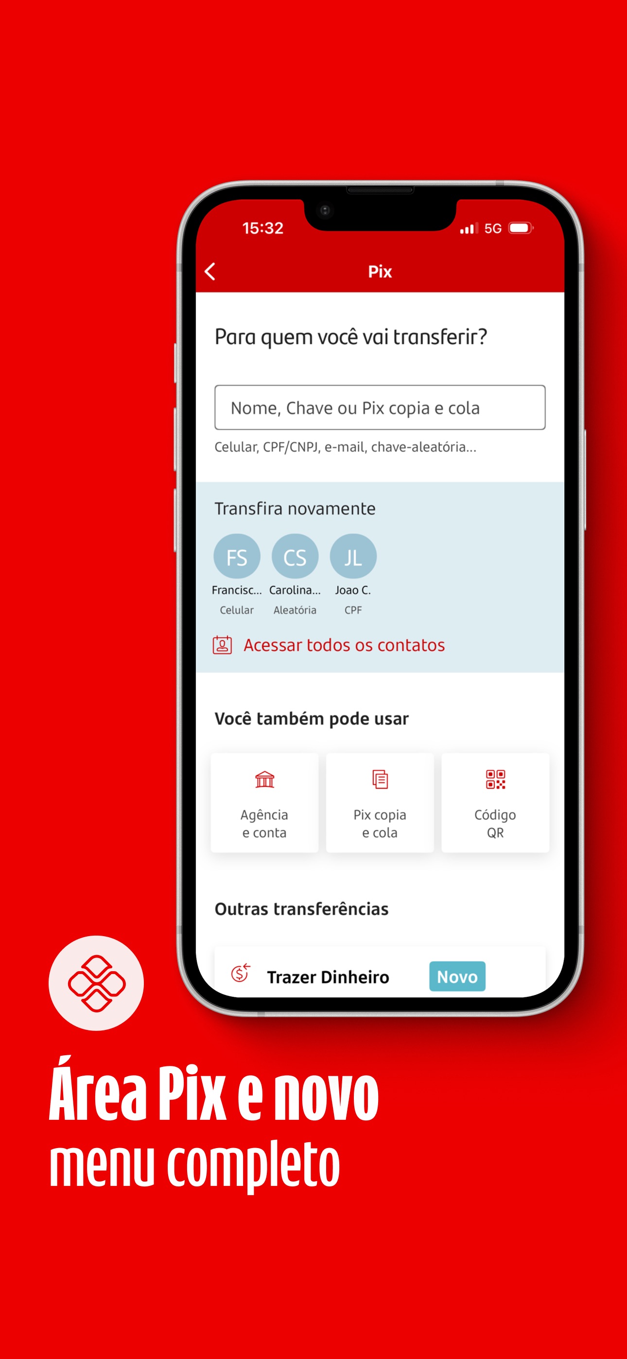 Captura de ecrã 2 da app Banco Santander Brasil