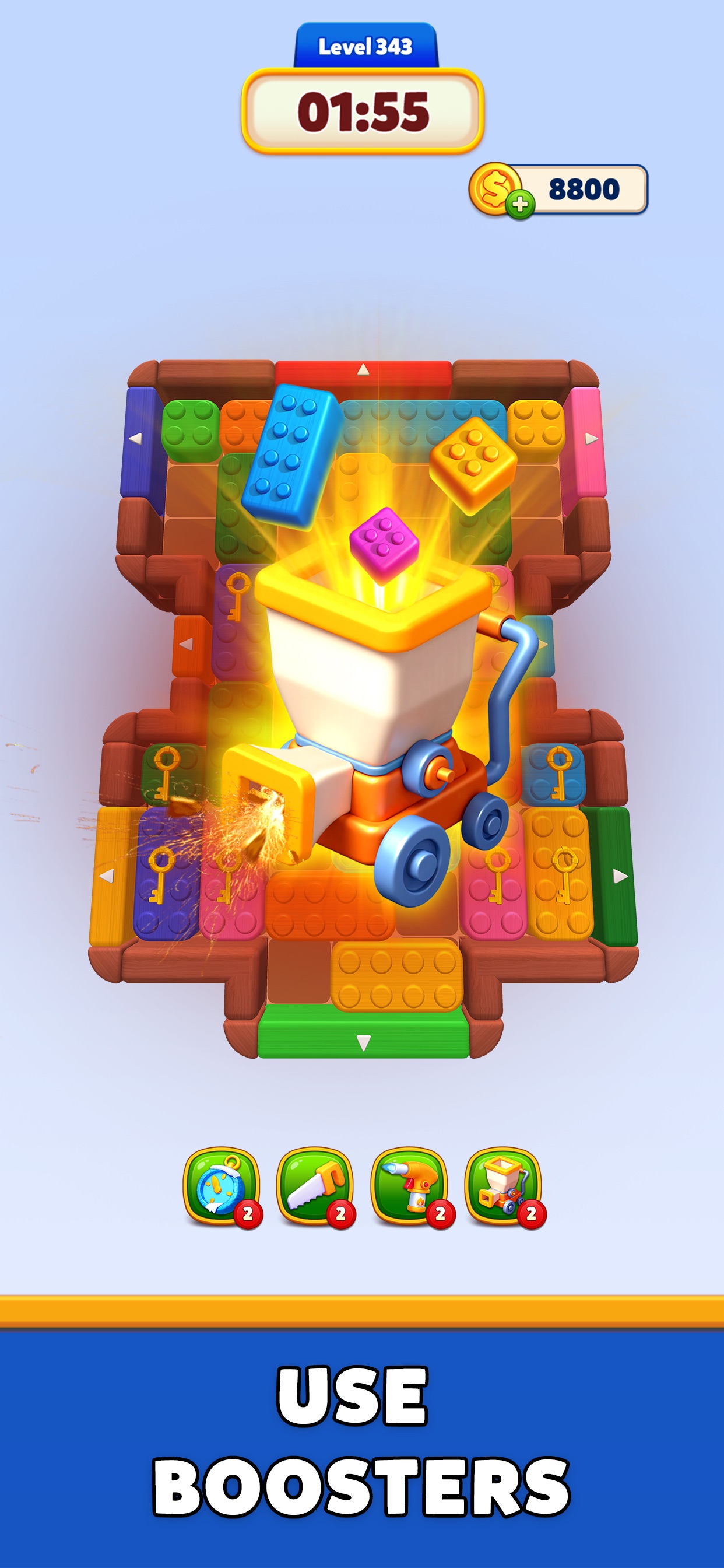 Captura de ecrã 4 da app Color Block Run - Puzzle