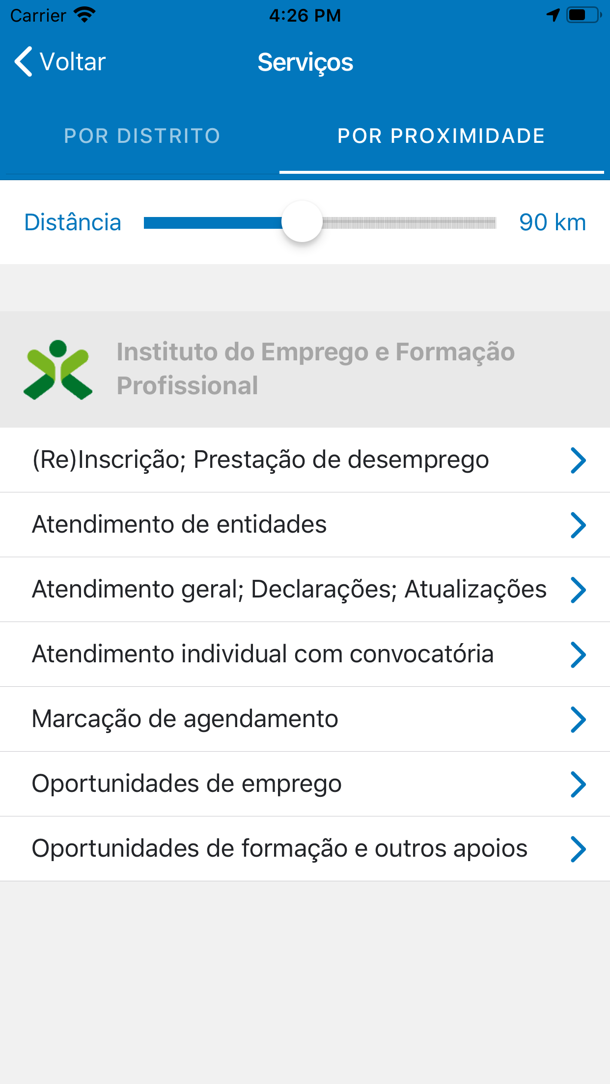 Captura de ecrã 3 da app sigaApp