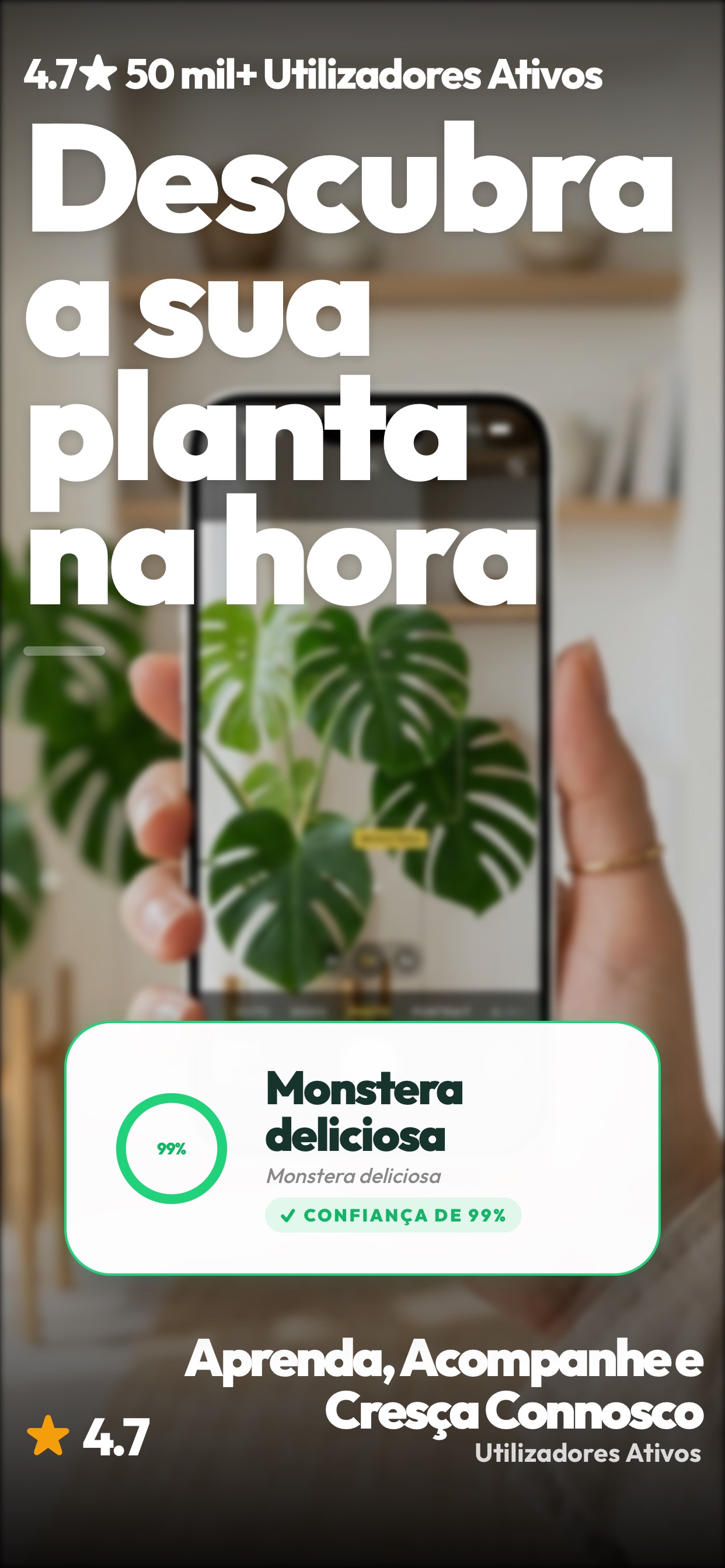 Captura de ecrã 1 da app Identificar Plantas e Doenças
