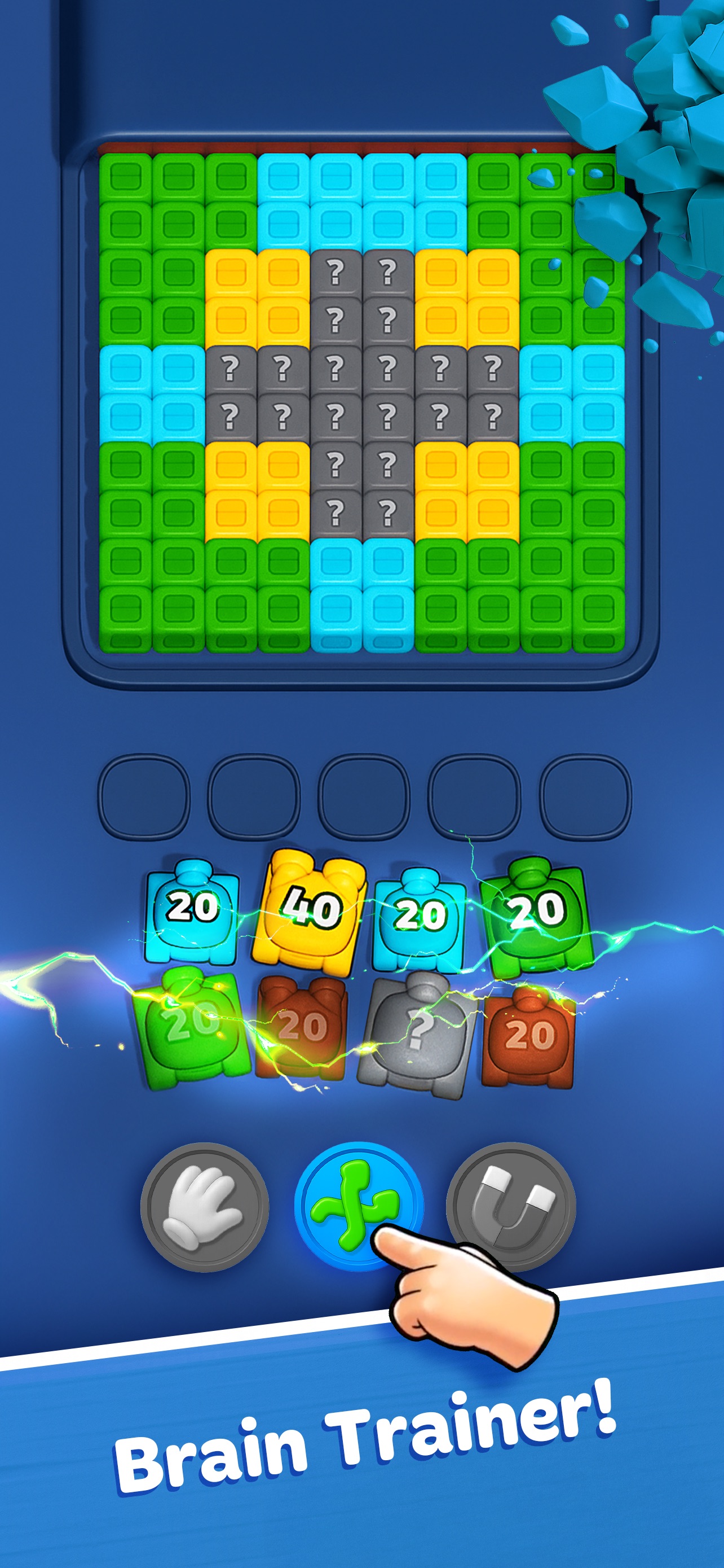 Captura de ecrã 4 da app Color Block Crush