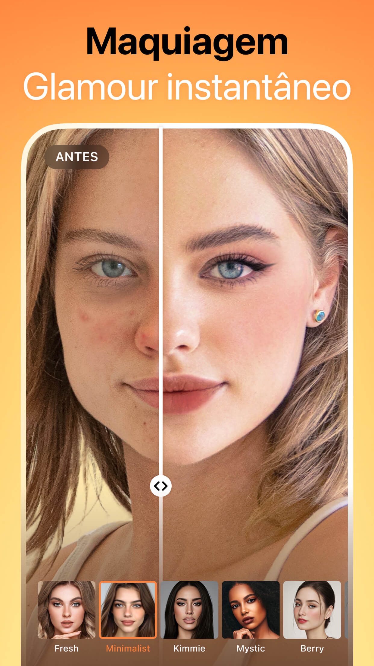 Captura de ecrã 3 da app Airbrush - Editor de cabelo