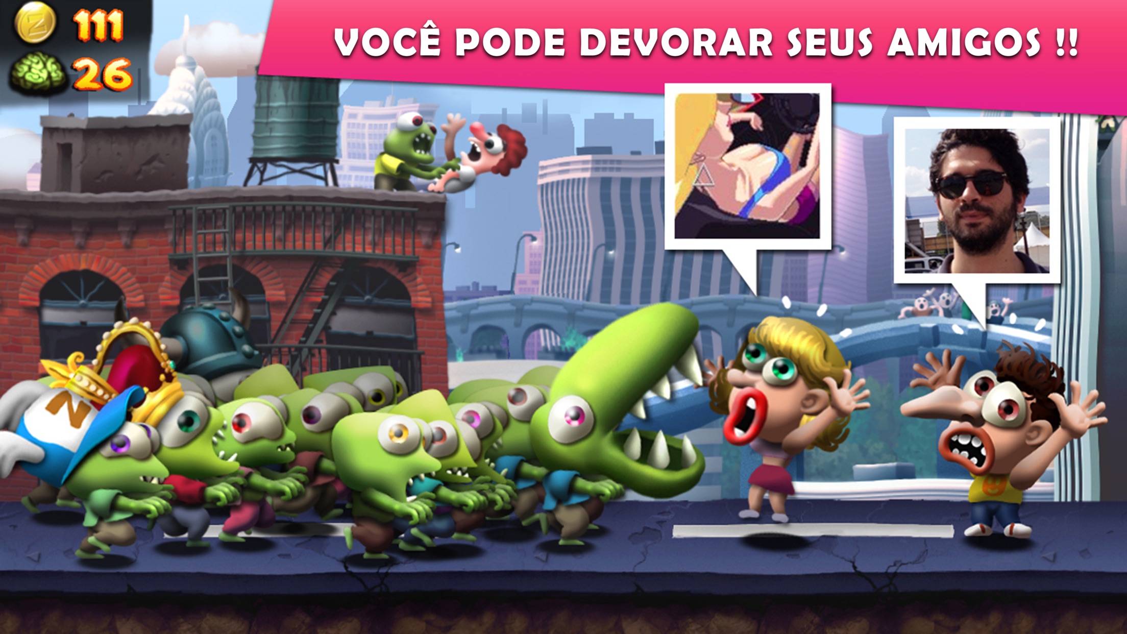 Captura de ecrã 3 da app Zombie Tsunami