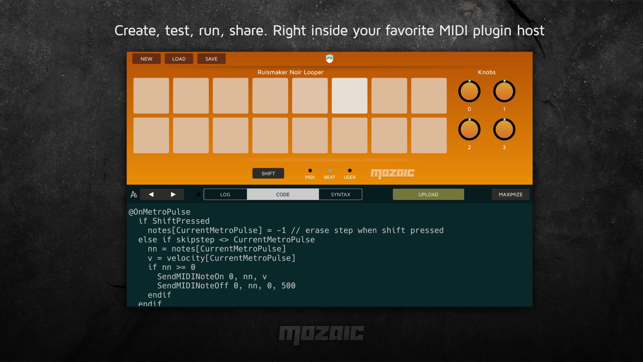 Mozaic Plugin Workshop screenshot 4
