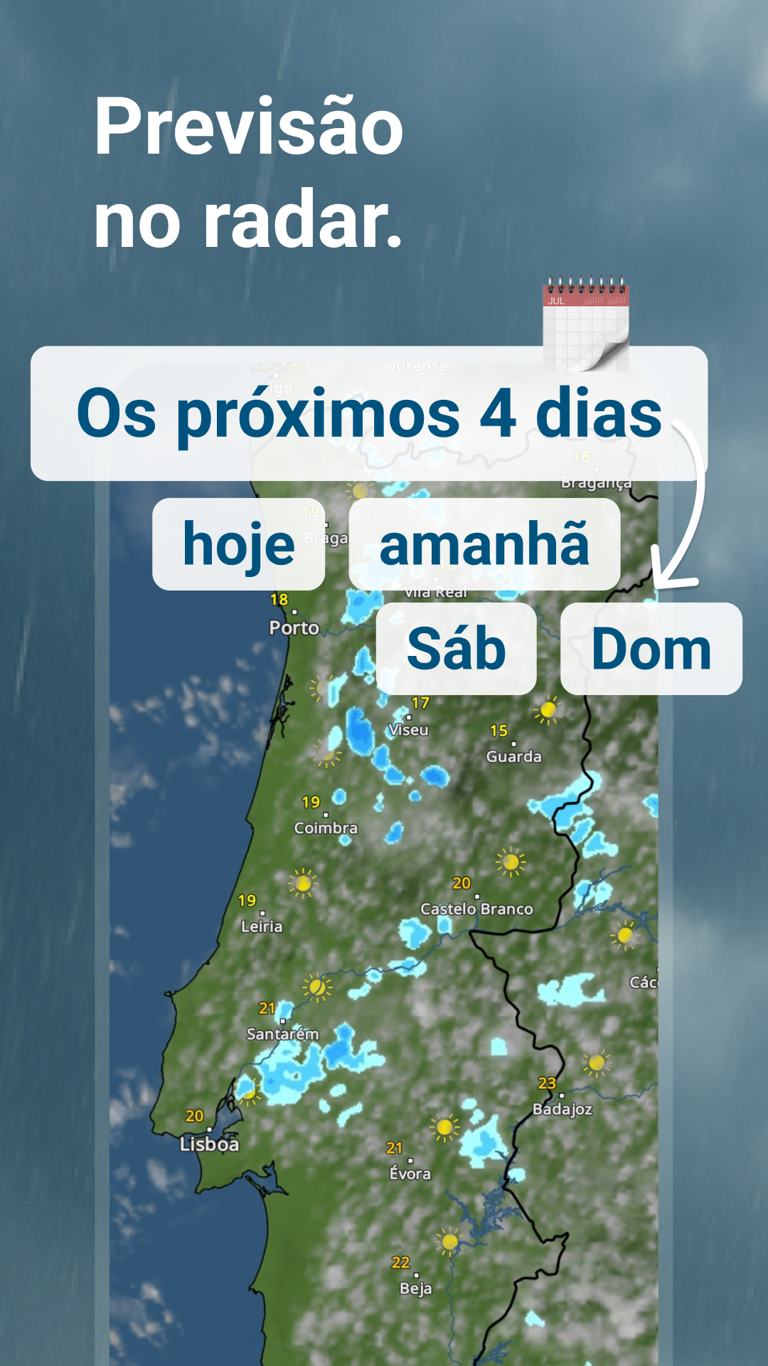Captura de ecrã 3 da app Tempo & Radar - Meteorologia