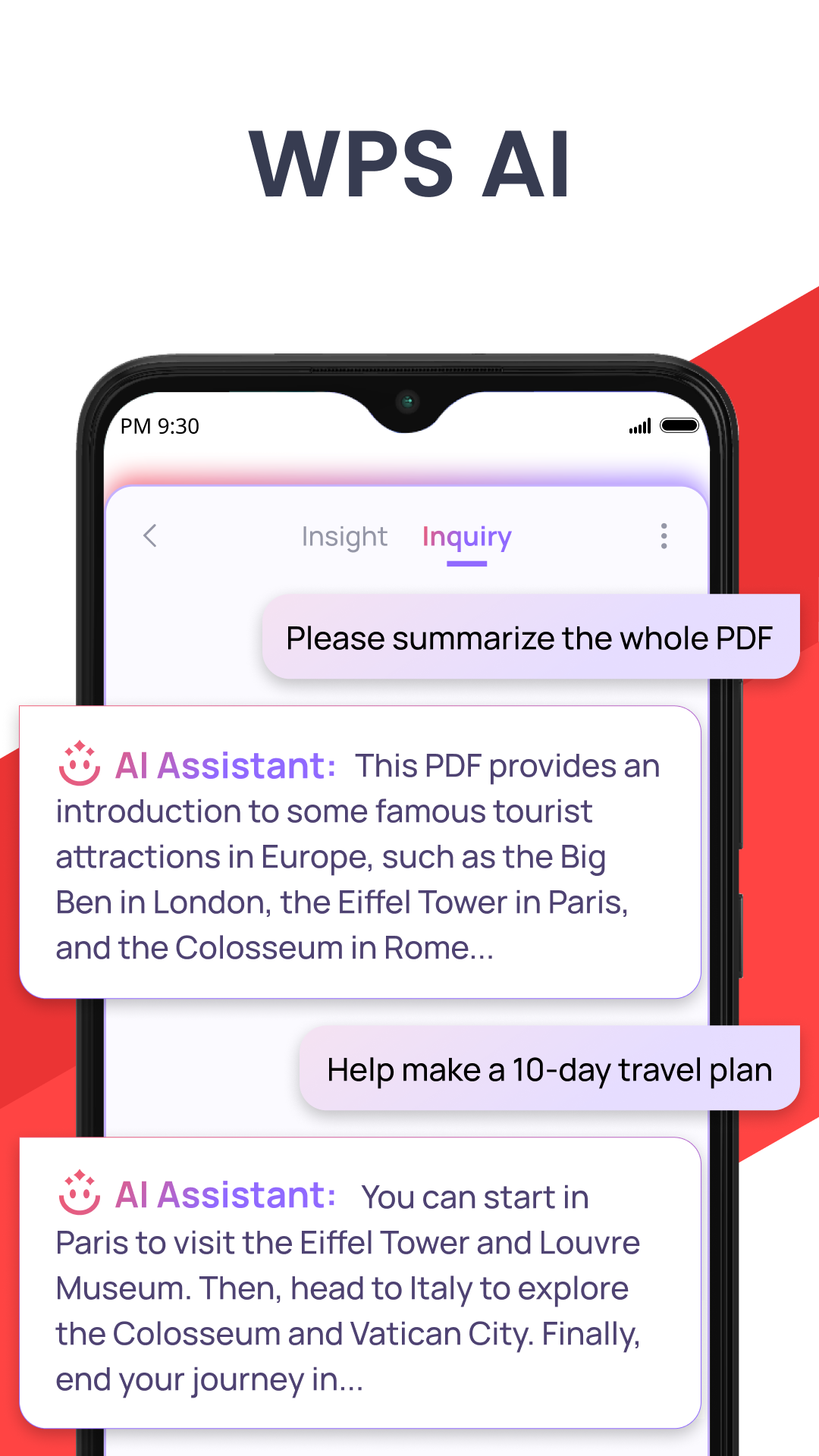 Captura de ecrã 2 da app WPS Office-PDF, Word, Sheet