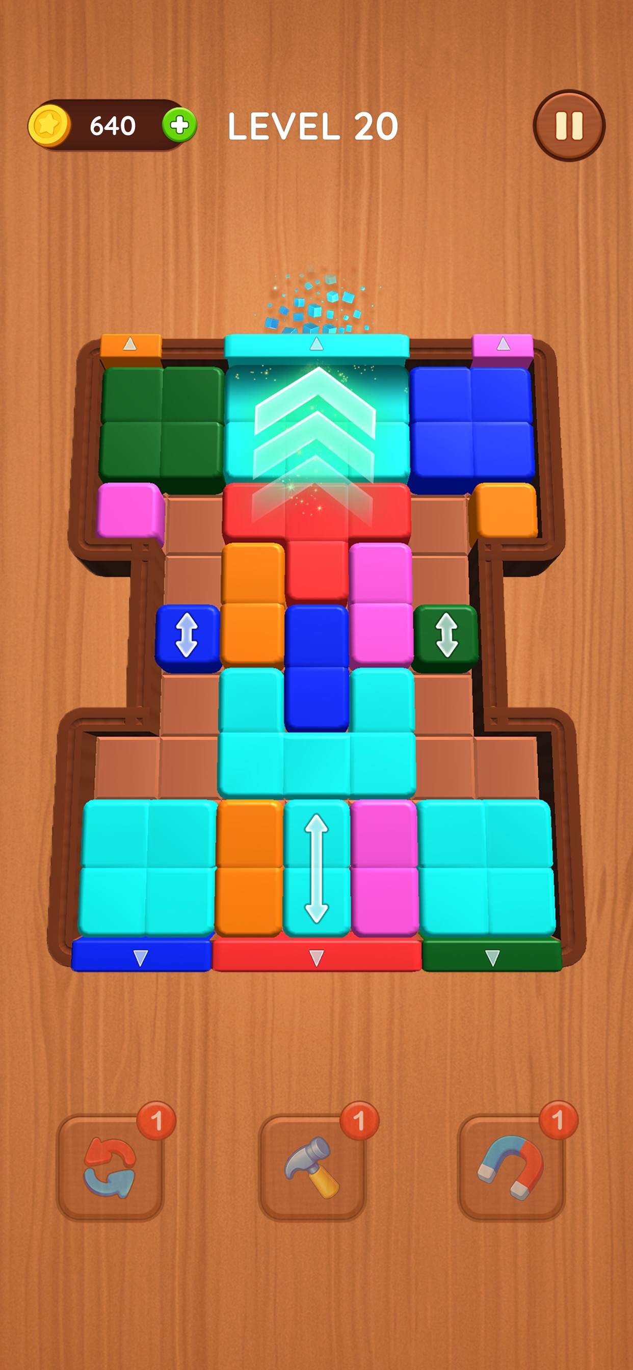 Captura de ecrã 1 da app Block Color Mania, Puzzle Game