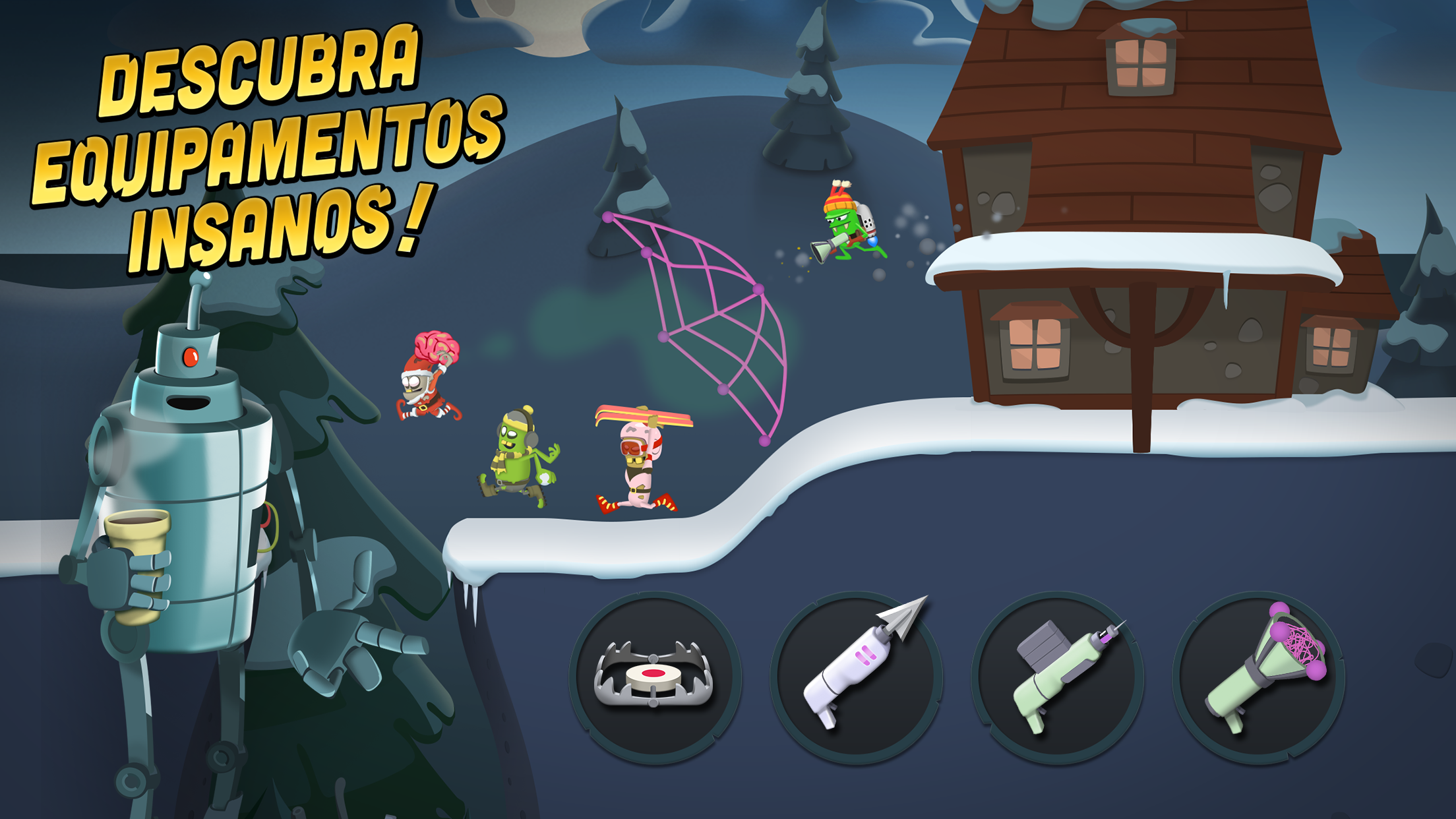 Captura de ecrã 4 da app Zombie Catchers - Pegar zumbis