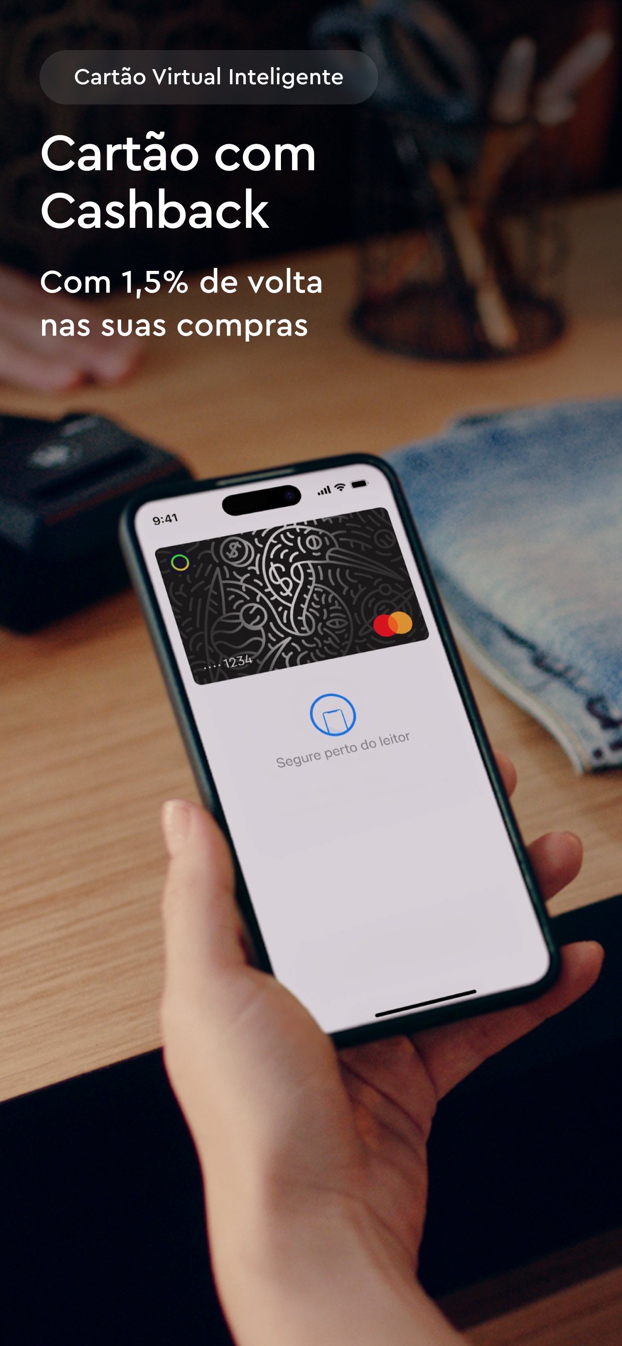 Captura de ecrã 3 da app InfinitePay Tap, Conta, Cartão