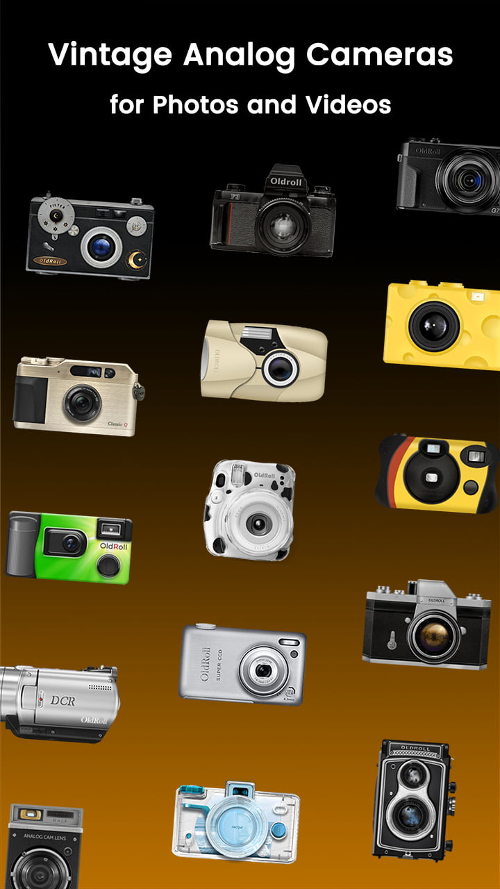 Captura de ecrã 1 da app OldRoll - Vintage Film Camera