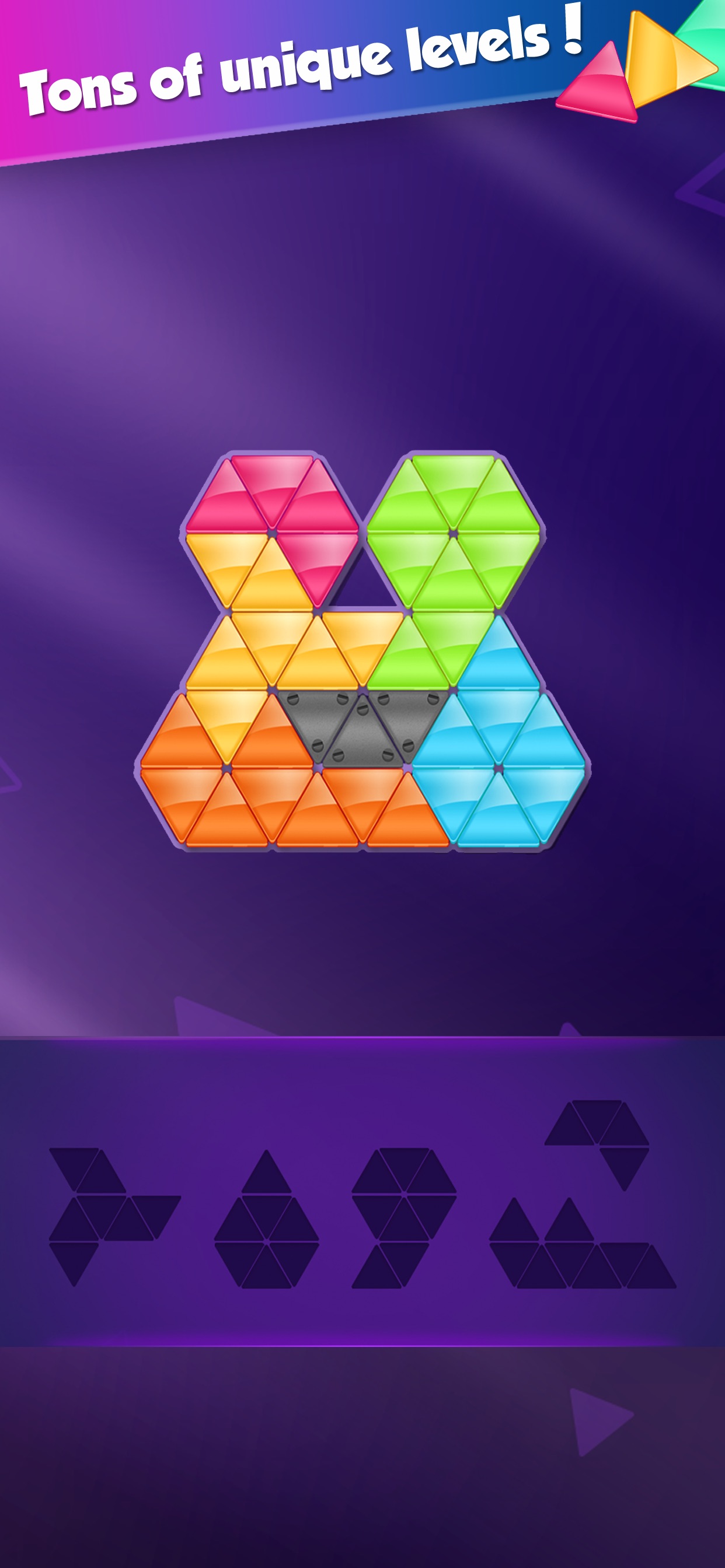 Captura de ecrã 4 da app Block! Triangle puzzle:Tangram