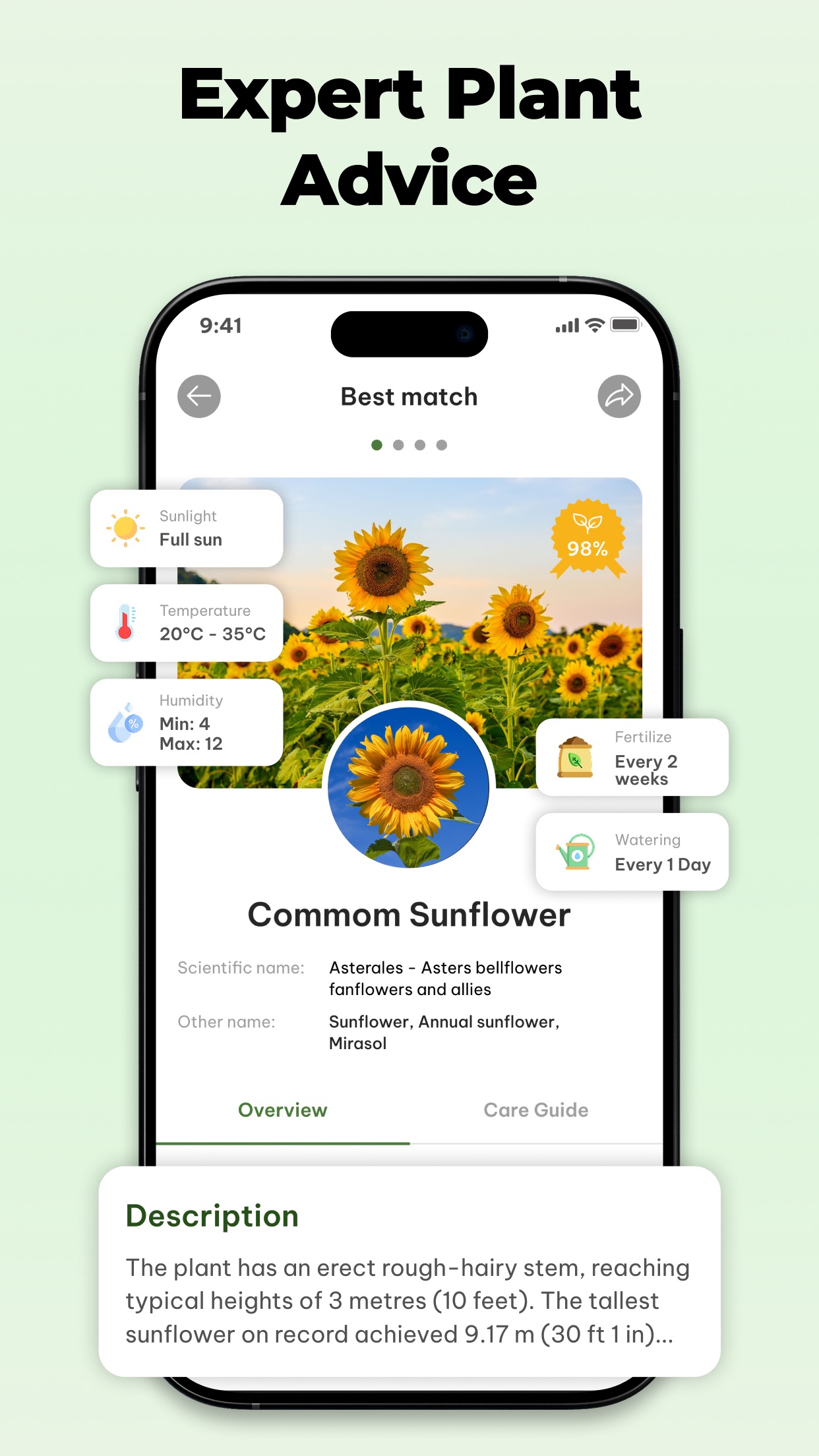Captura de ecrã 3 da app My Plant: Identifier & Care