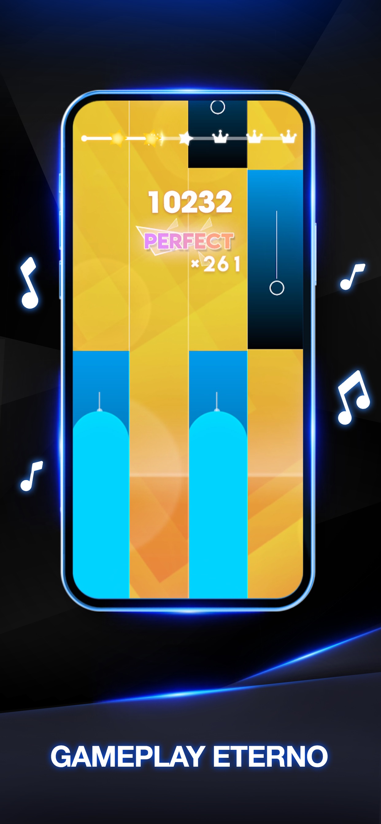 Captura de ecrã 4 da app Magic Tiles 3: Jogo de Piano