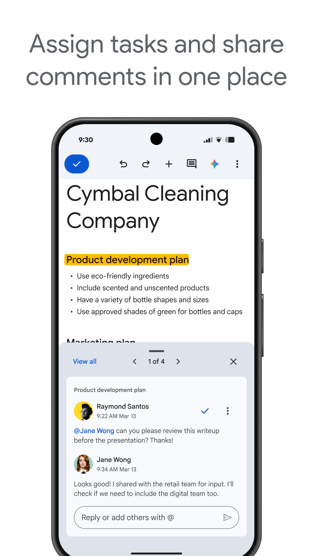 Captura de ecrã 3 da app Google Docs