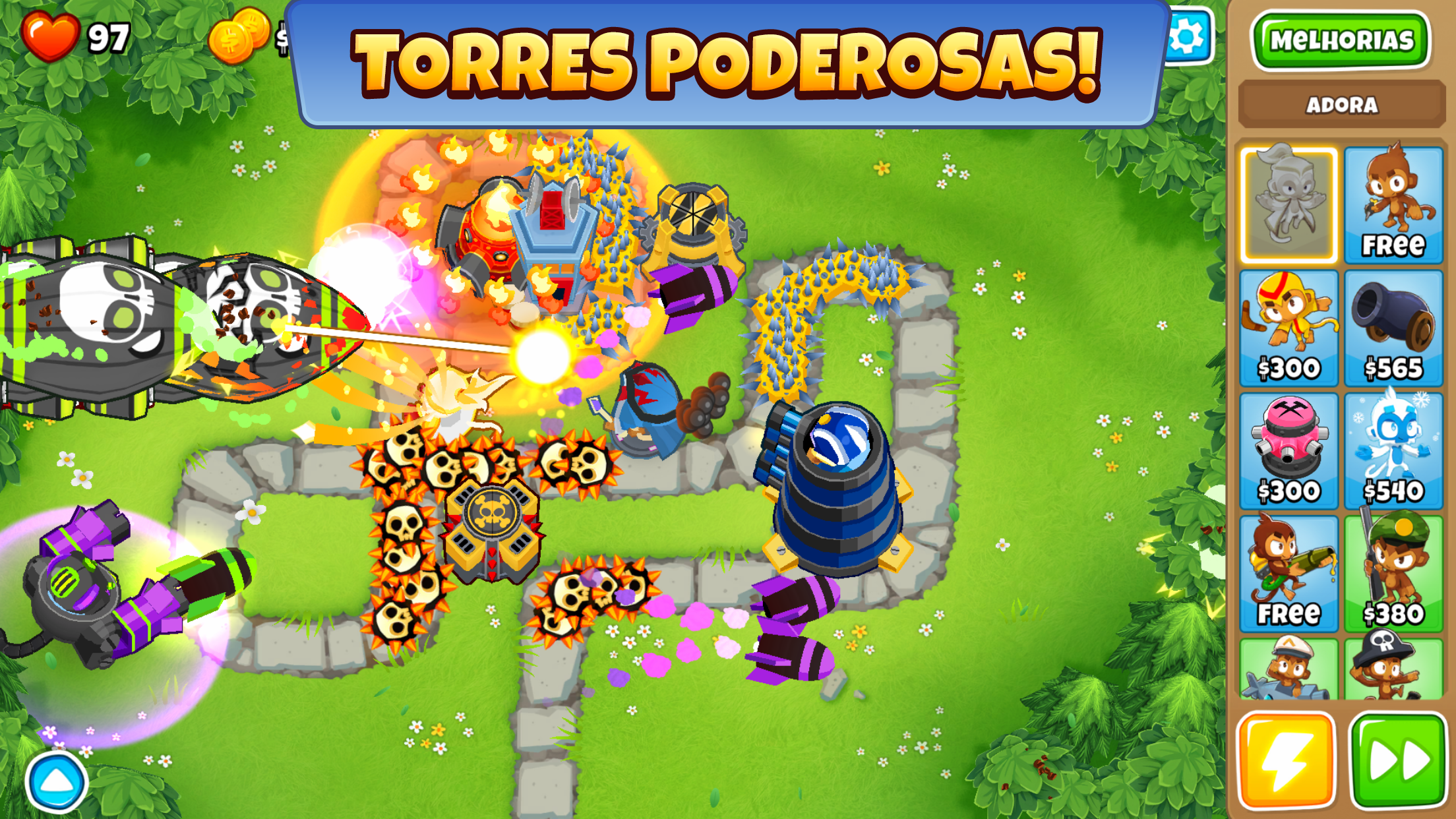 Captura de ecrã 2 da app Bloons TD 6