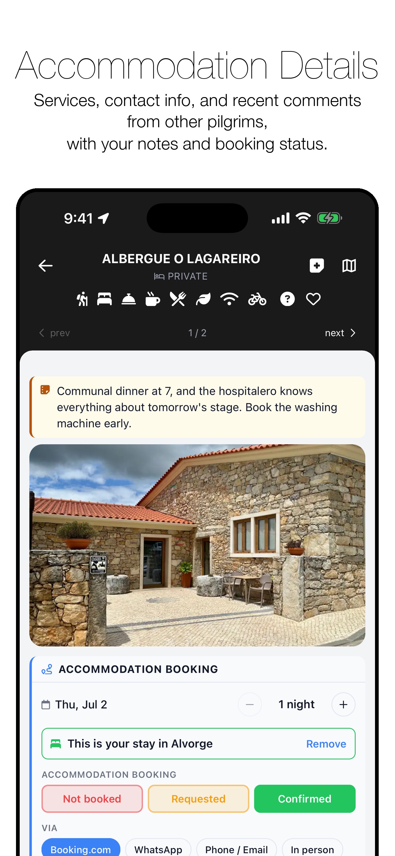 Wise Pilgrim Camino Portugués screenshot 4