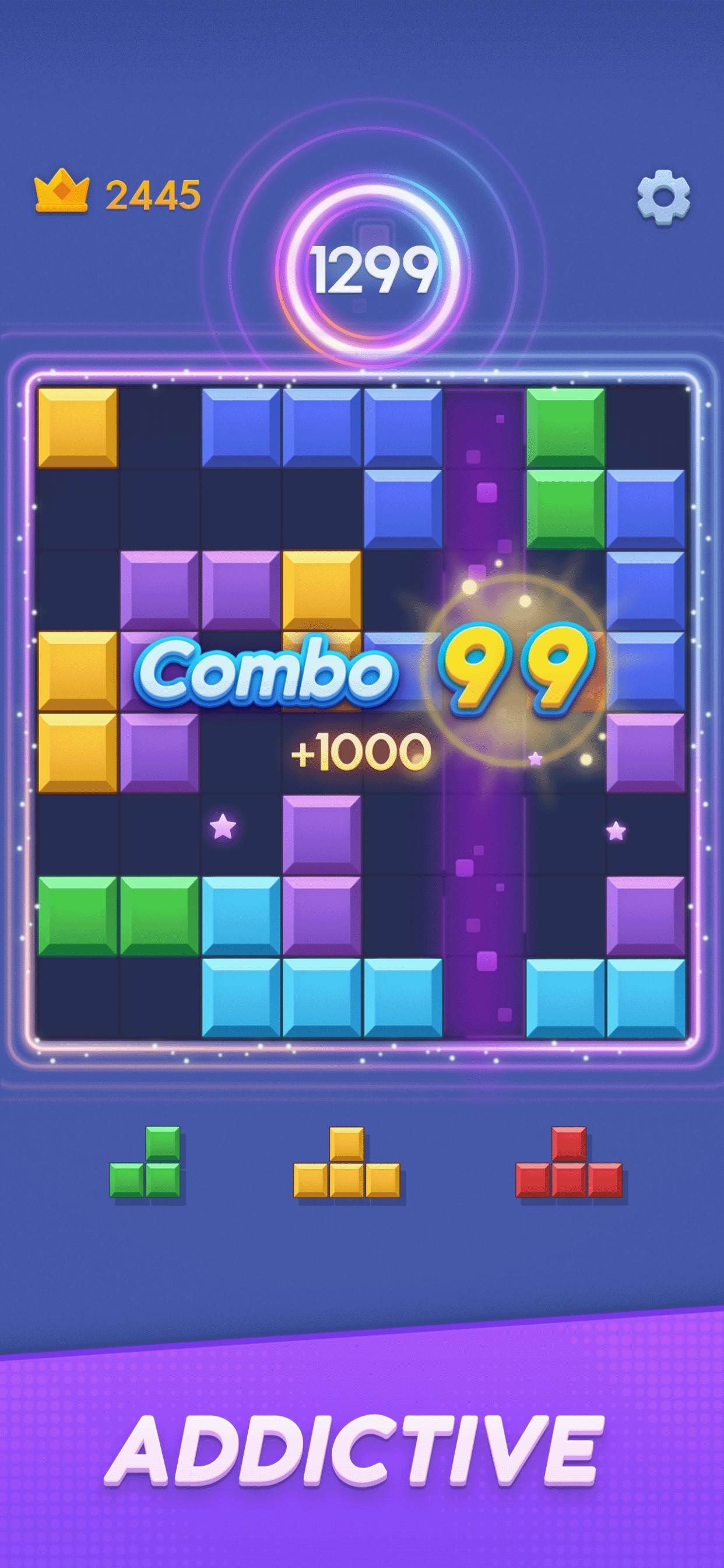 Captura de ecrã 2 da app Color Block : Puzzle Games