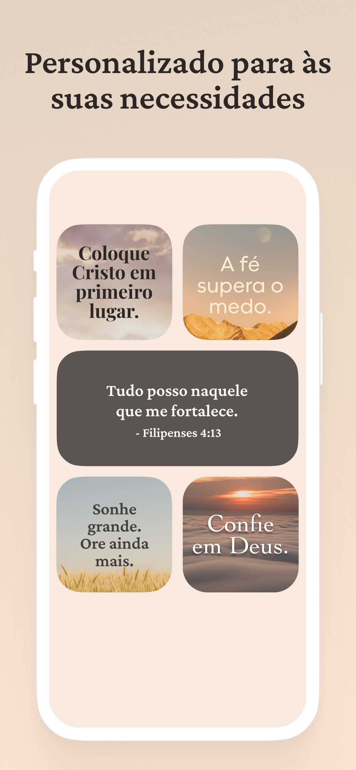 Captura de ecrã 2 da app Bíblia: Versículos e Orações