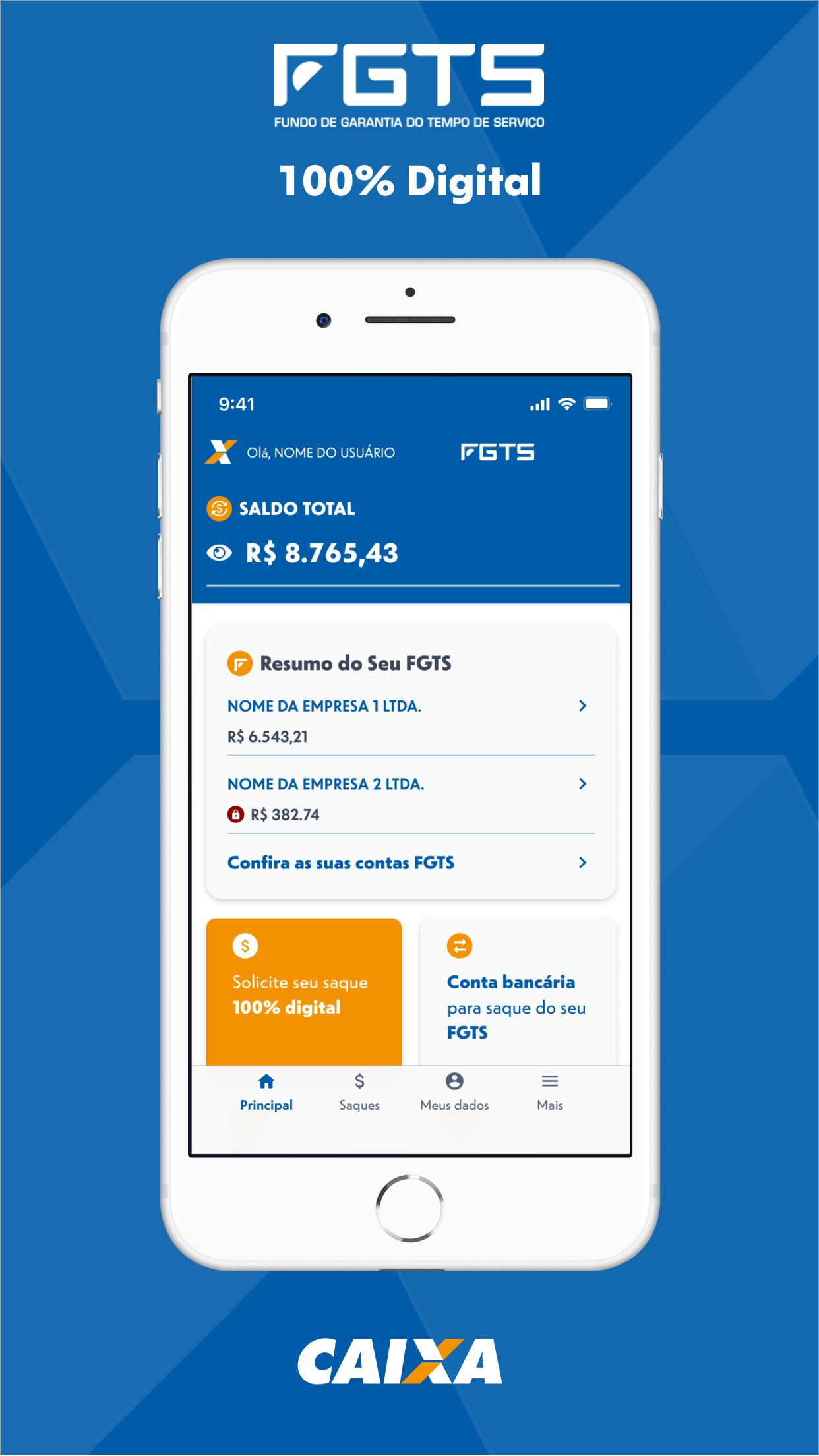 Captura de ecrã 1 da app FGTS