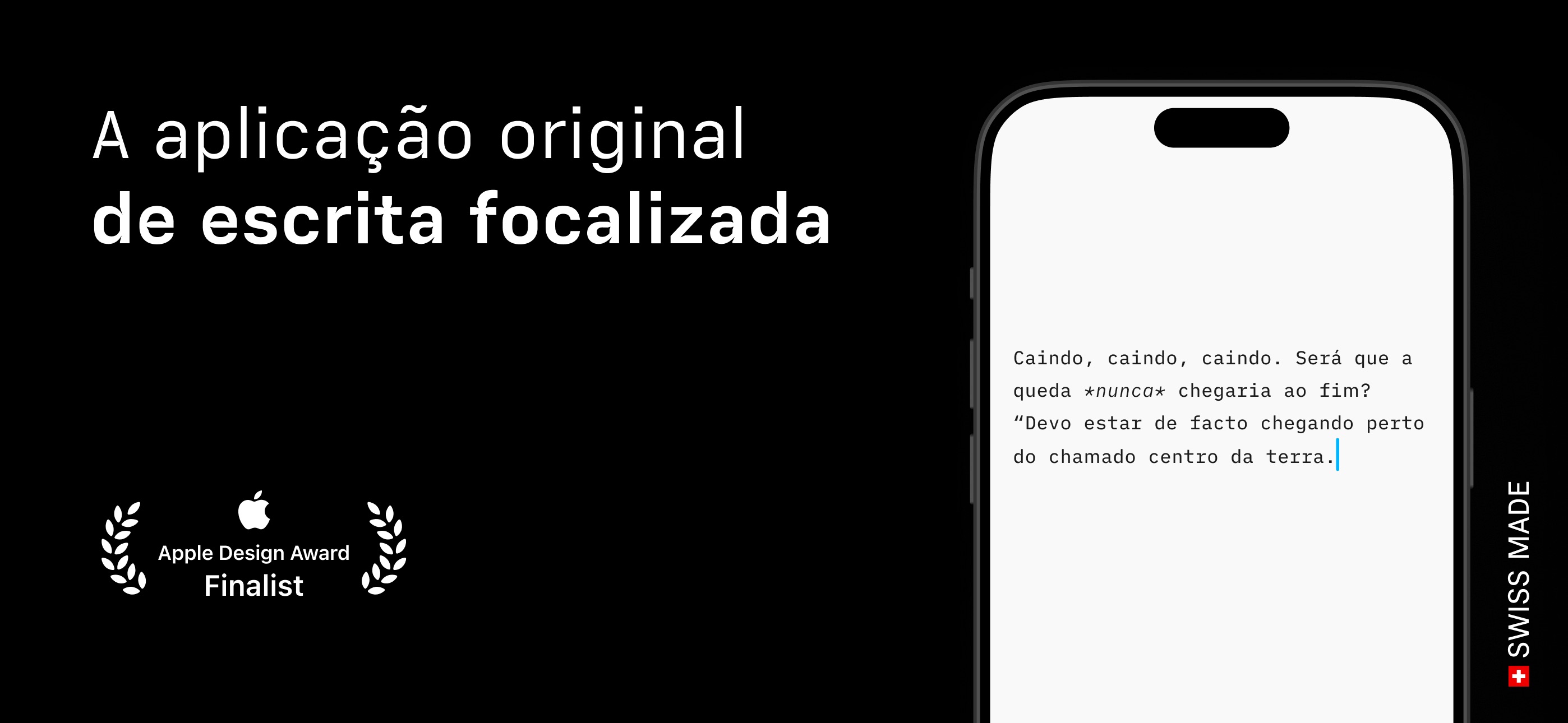 Captura de ecrã 1 da app iA Writer