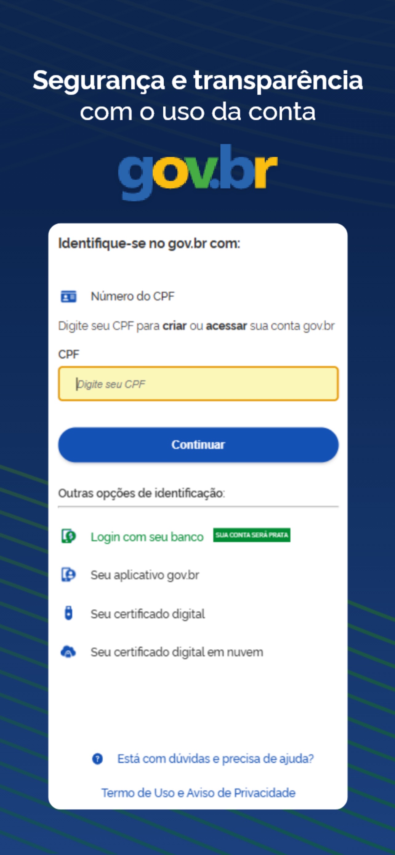 Captura de ecrã 2 da app Meu INSS - Central de Serviços