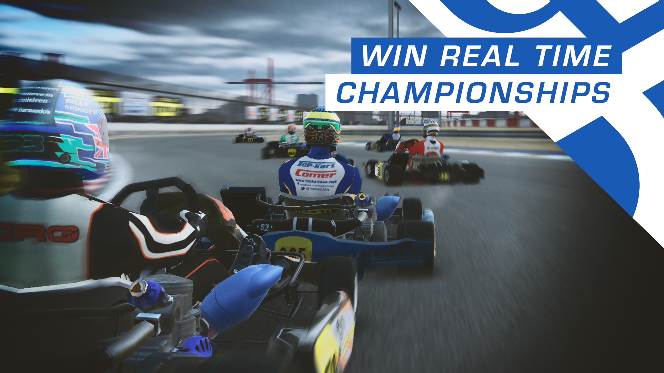 Captura de ecrã 1 da app SK26: Street Kart Racing Game