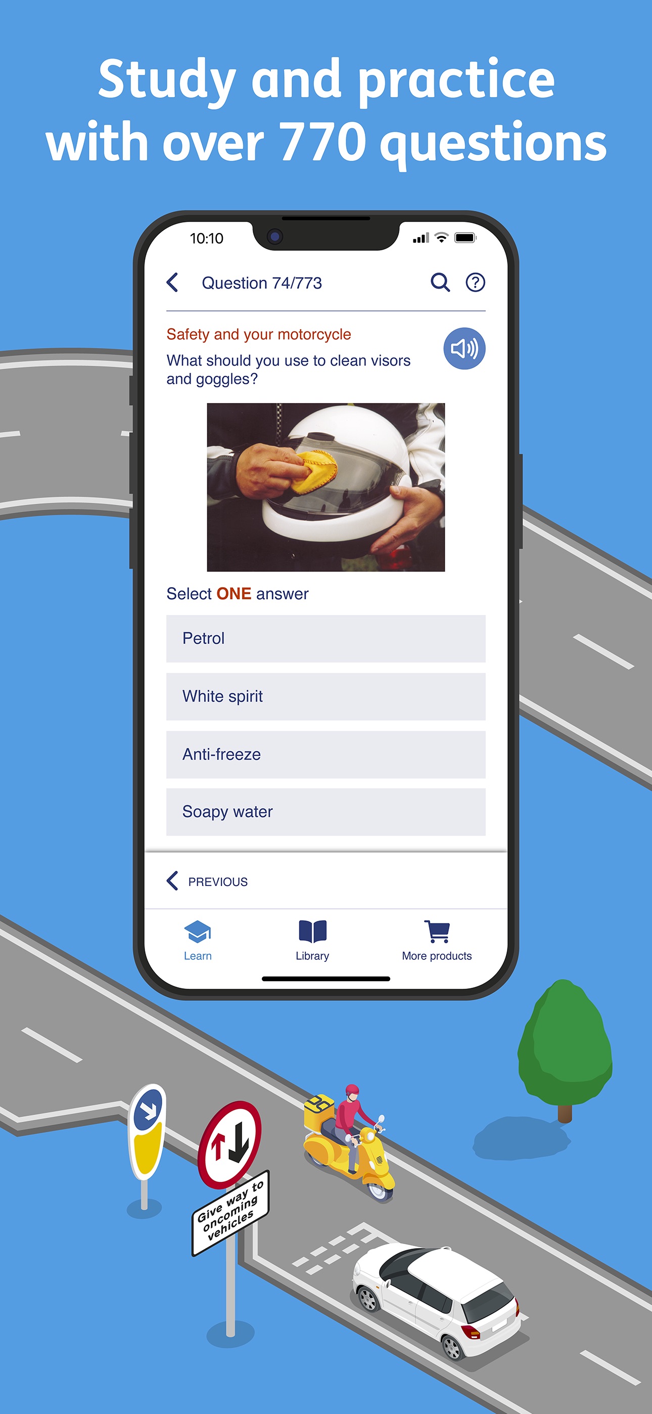 Captura de ecrã 2 da app Official DVSA Theory Test Kit