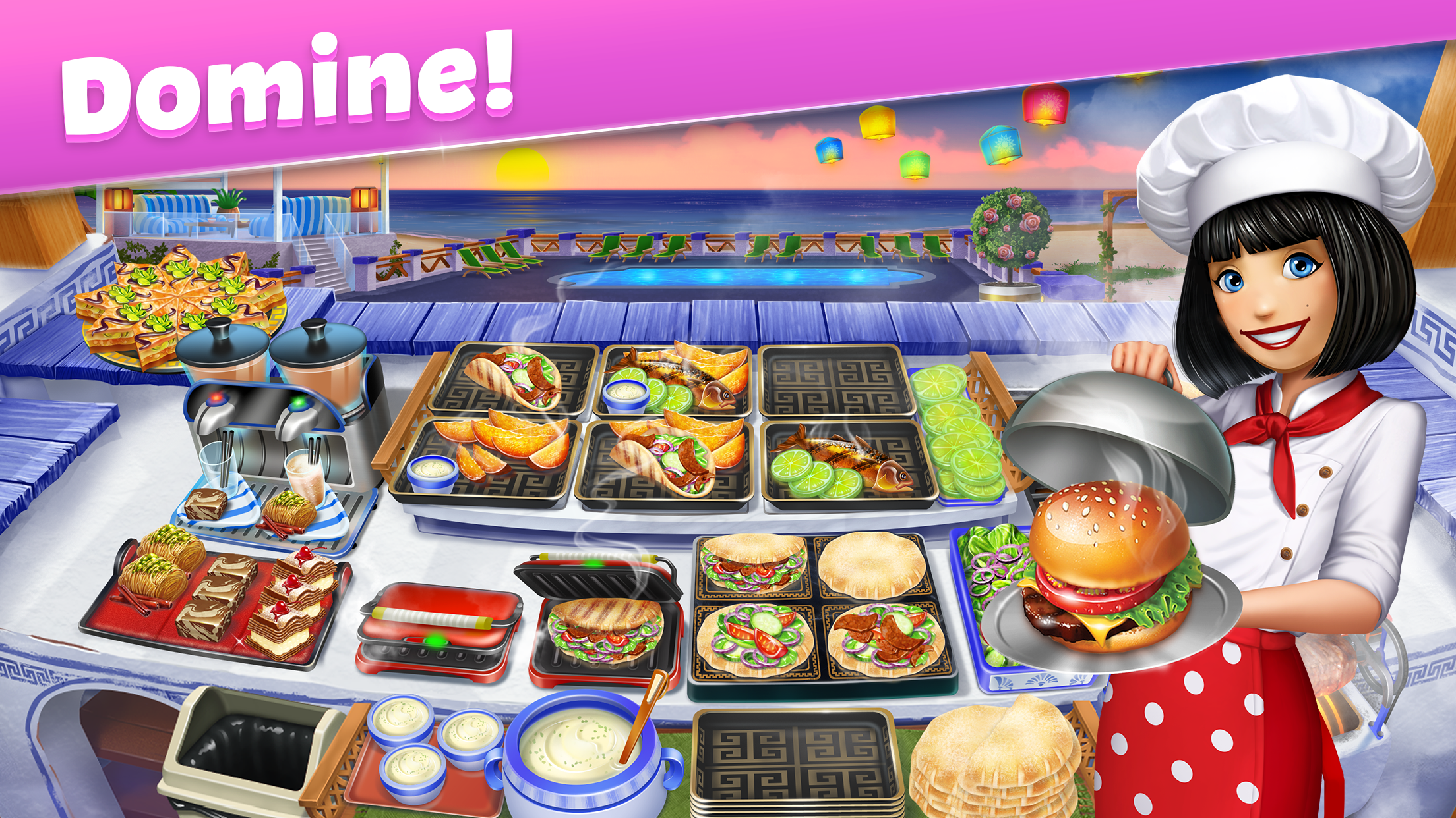 Captura de ecrã 3 da app Cooking Fever: Jogo culinário