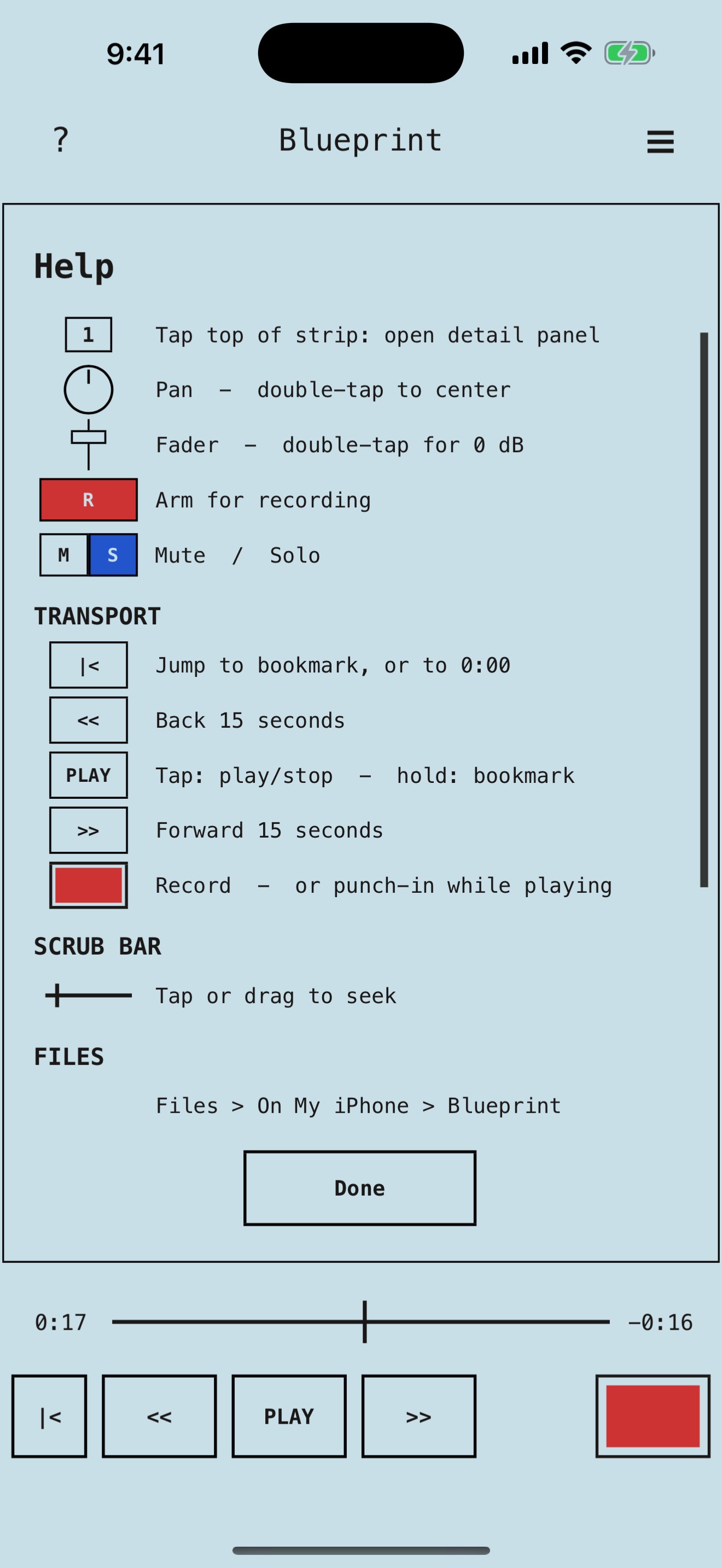 Captura de ecrã 4 da app Blueprint 4-Track