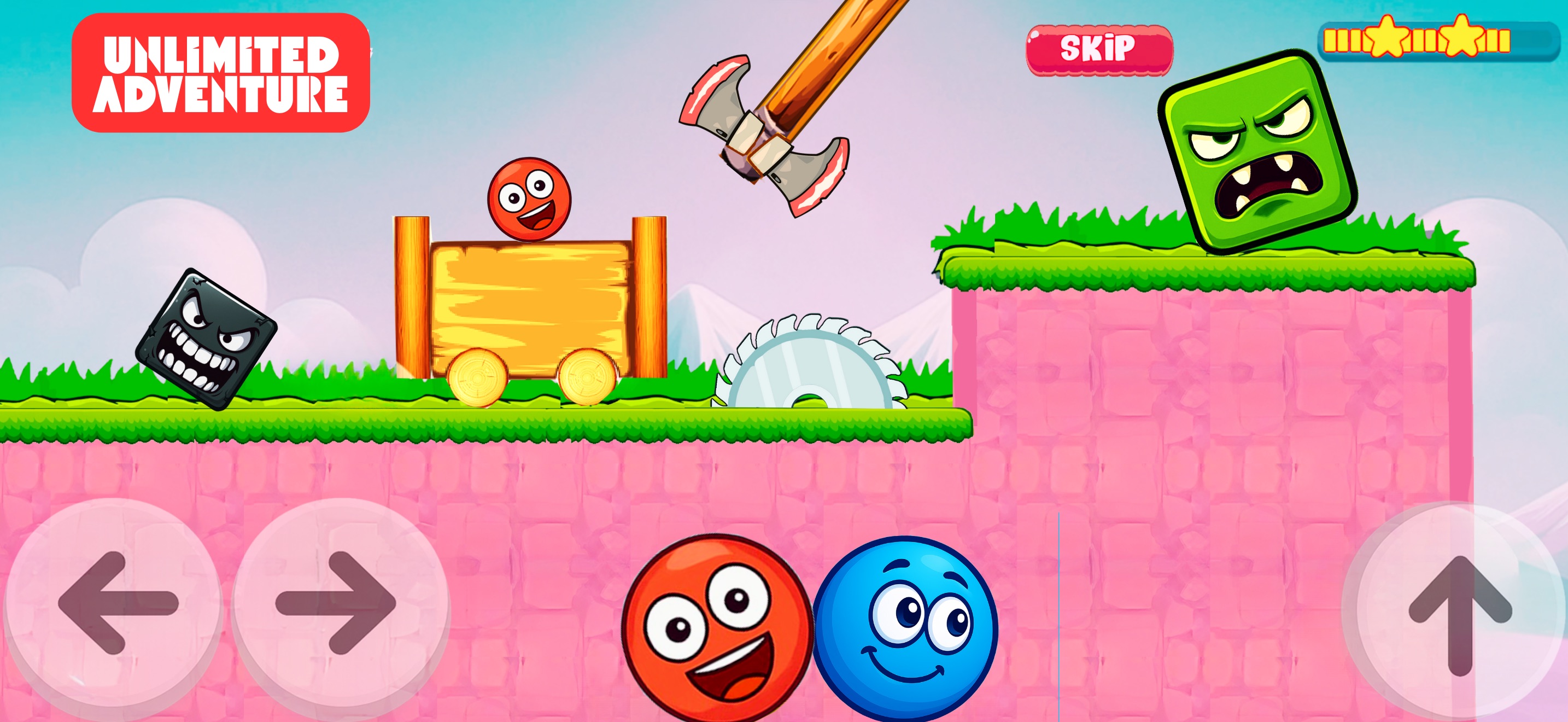 Captura de ecrã 1 da app Plants Ball 4 - Red Ball Game