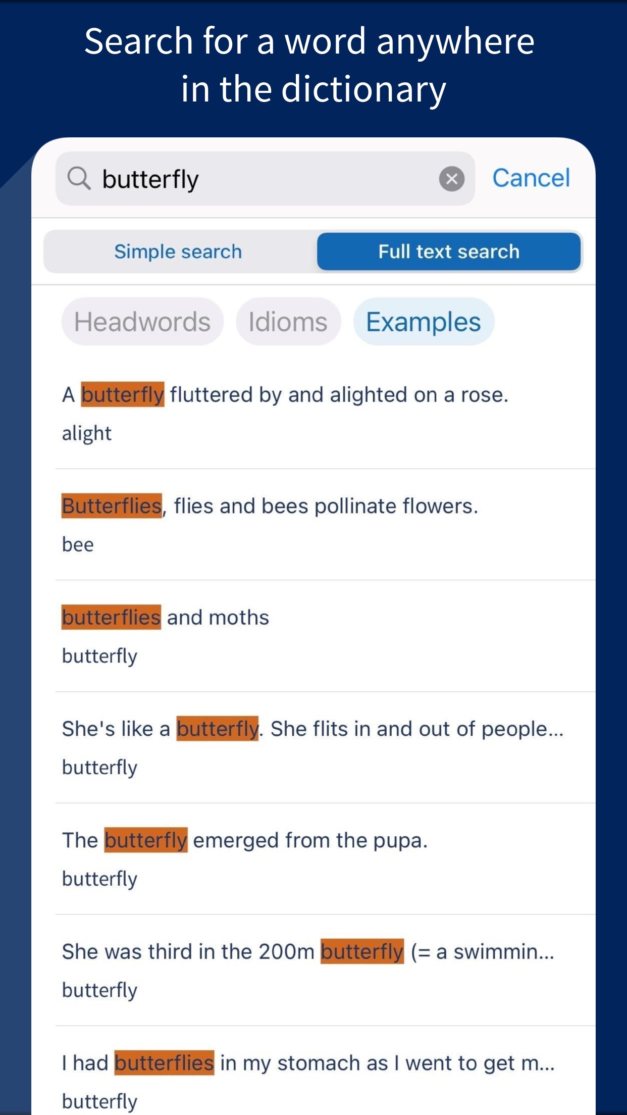 Captura de ecrã 3 da app Oxford Advanced Learner's Dict