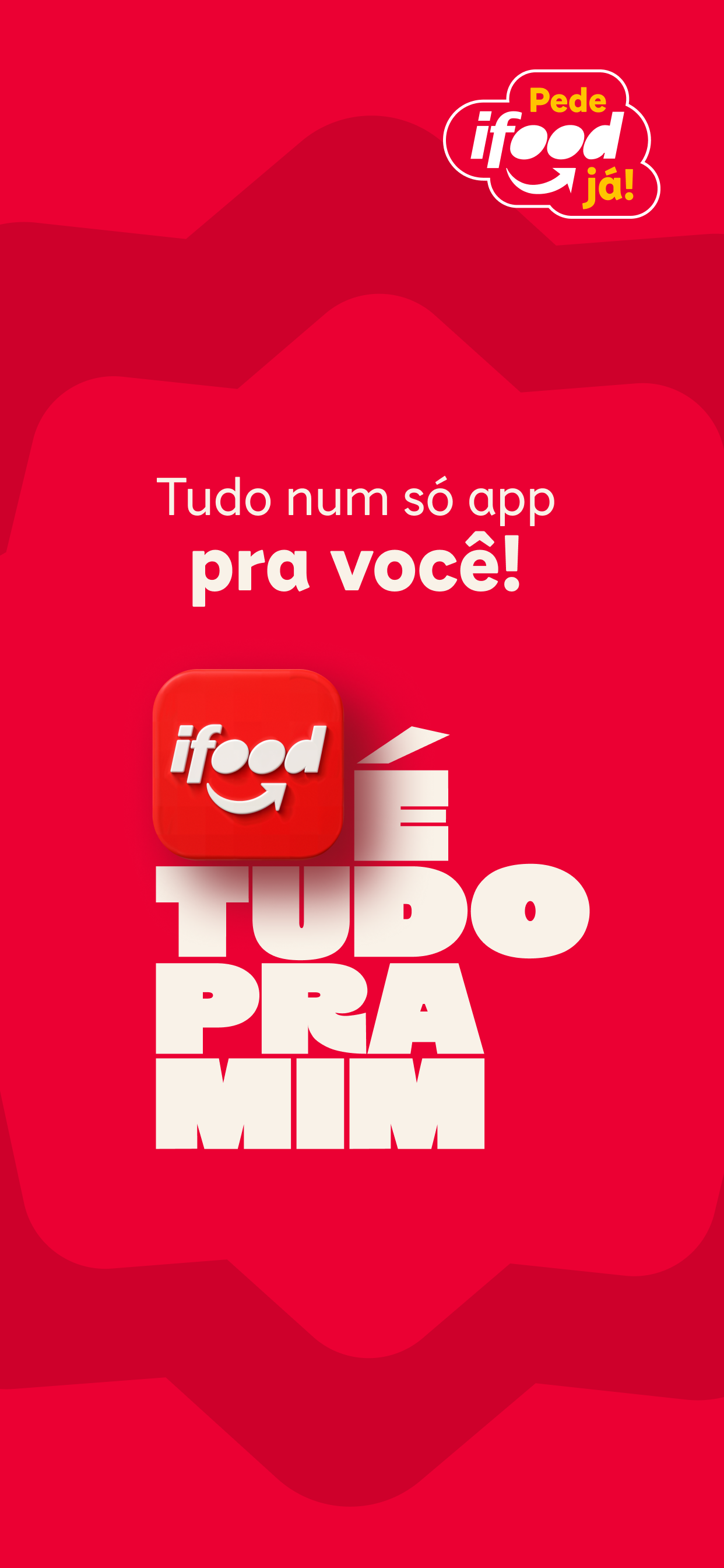 Captura de ecrã 1 da app iFood comida e mercado em casa