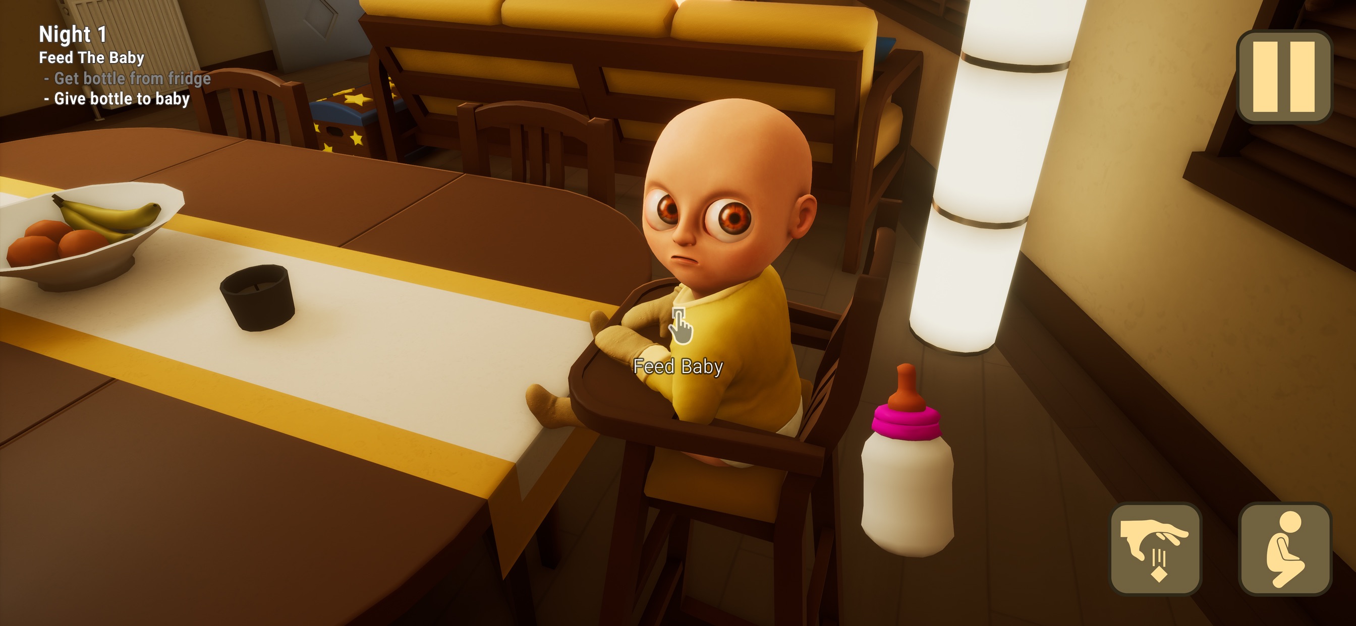 Captura de ecrã 1 da app The Baby In Yellow