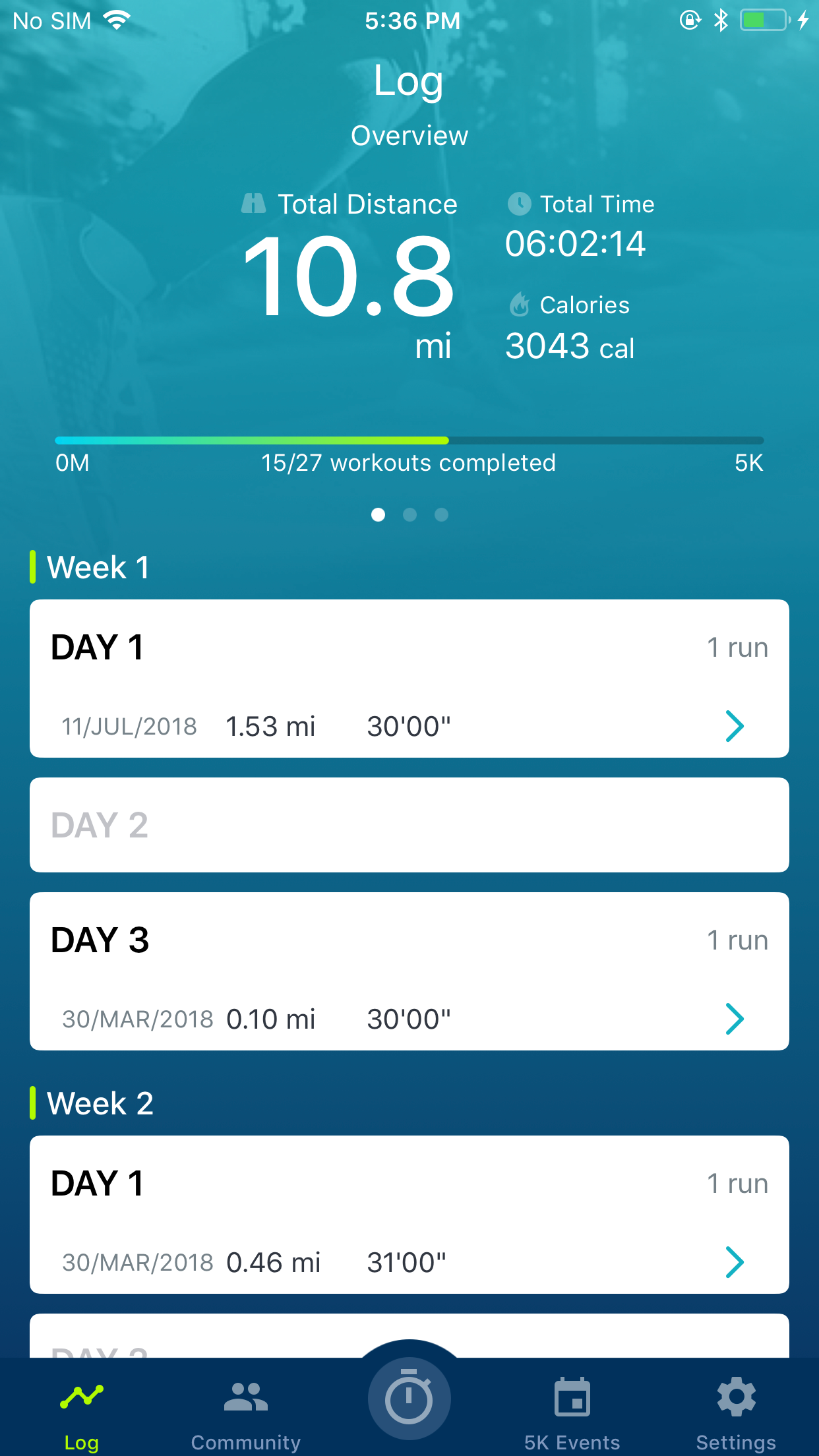 Couch to 5K® - Run training screenshot 4