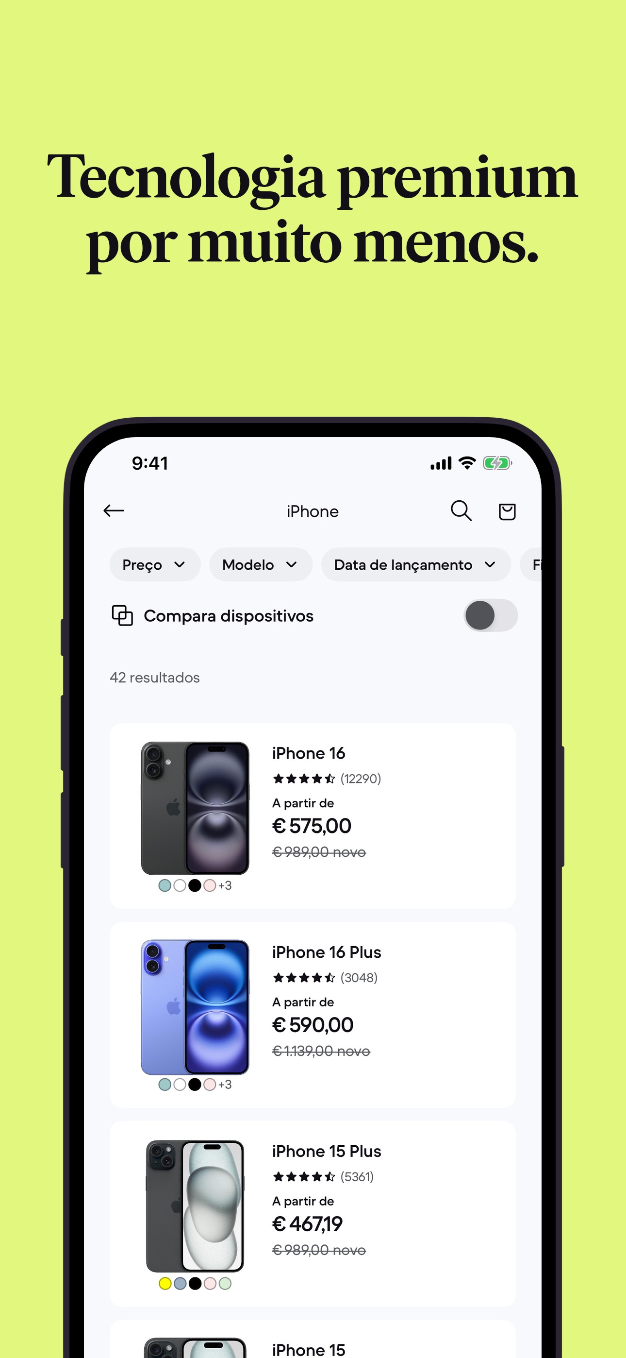 Captura de ecrã 2 da app Back Market Comprar por menos