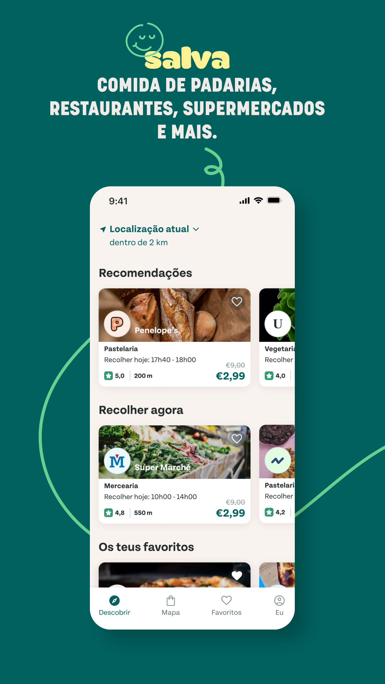 Captura de ecrã 2 da app Too Good To Go: Salva Comida