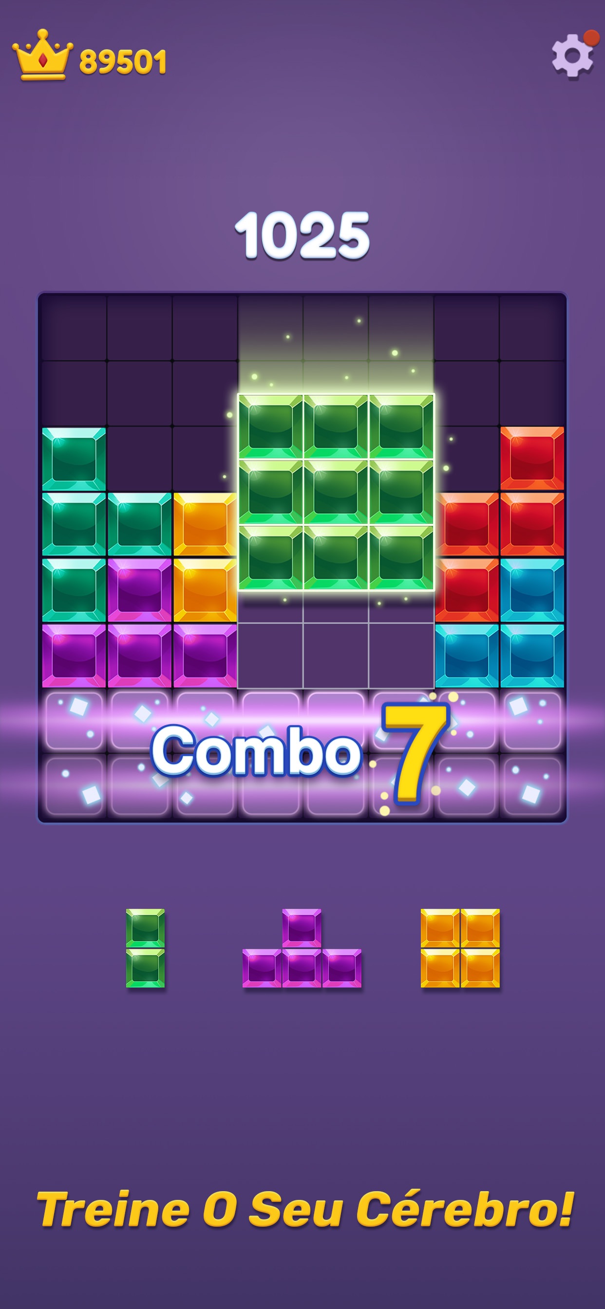 Captura de ecrã 4 da app Block Puzzle Gem Blast