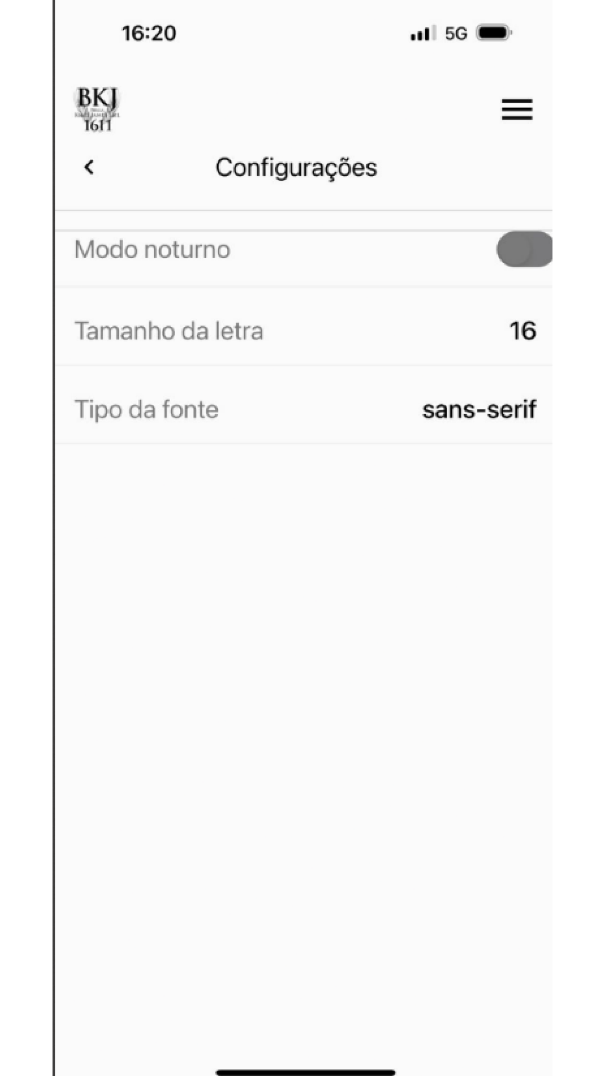 Captura de ecrã 3 da app Bíblia King James 1611