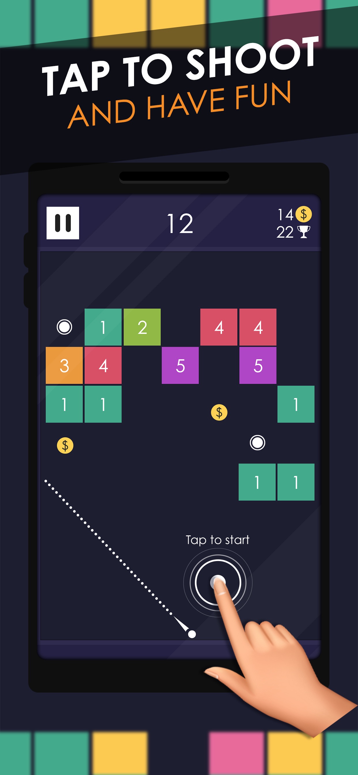 Captura de ecrã 1 da app Balls Versus Blocks