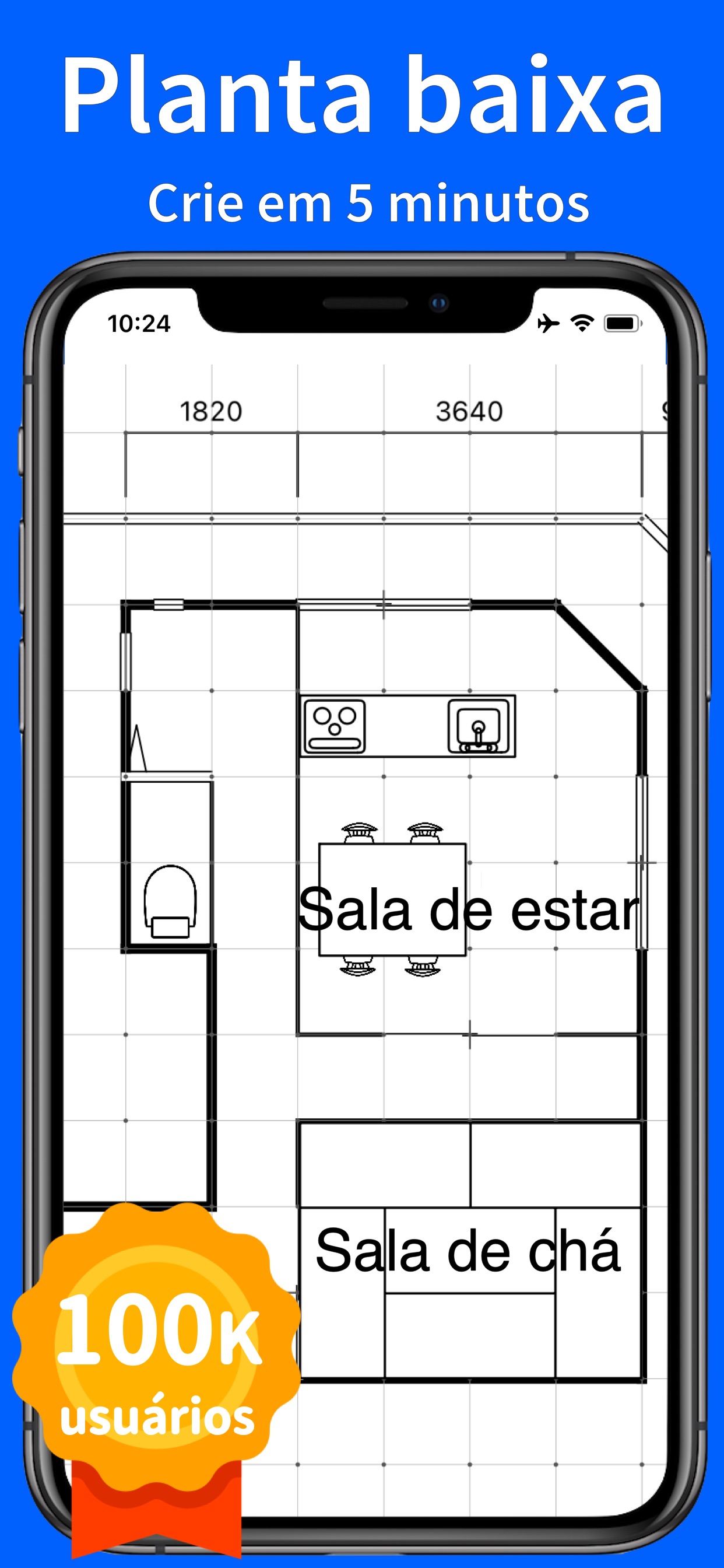 Captura de ecrã 1 da app Madory - Planta de Casa 2D/3D