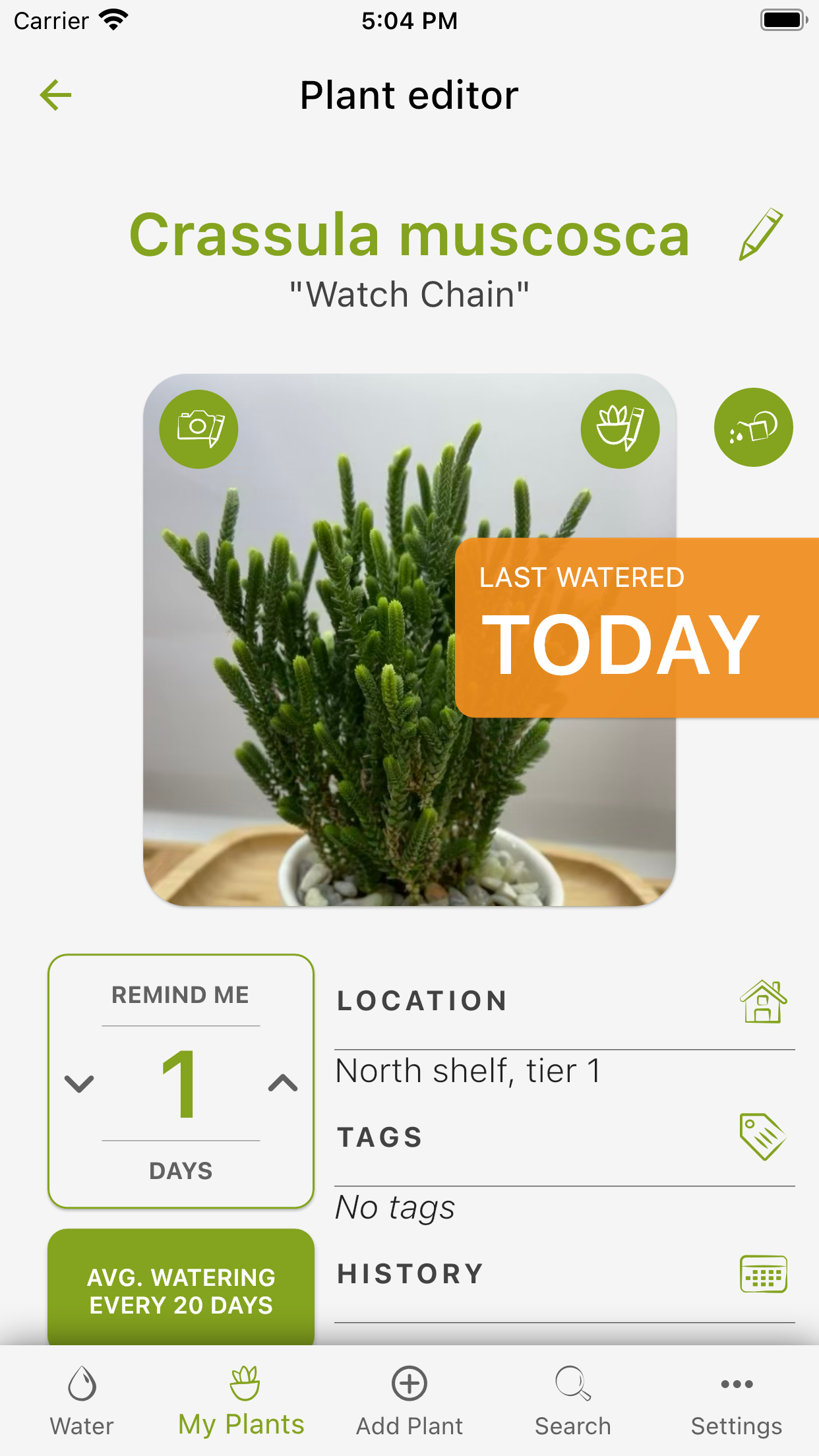 Captura de ecrã 2 da app Cheerful Plants