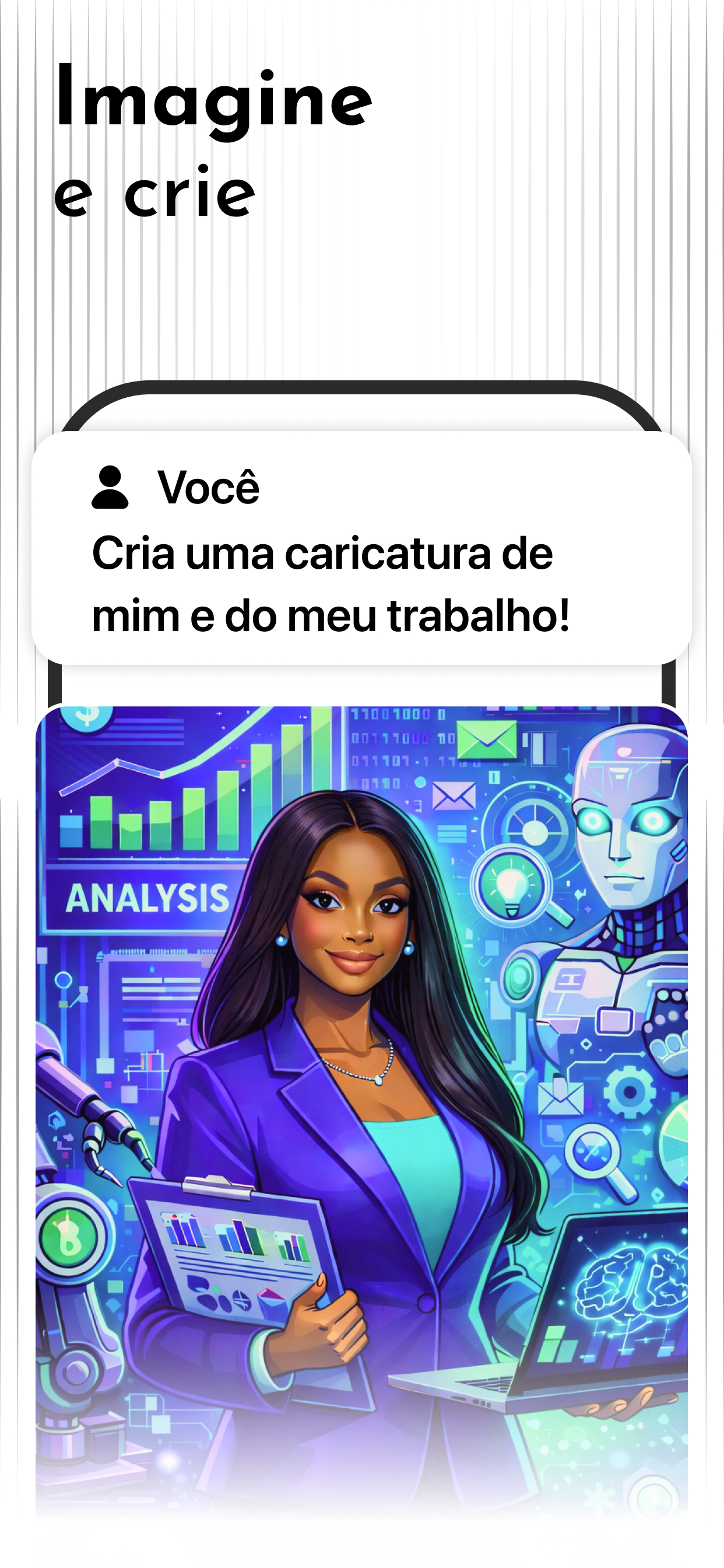 Captura de ecrã 3 da app Chatbot AI - IA Chat português