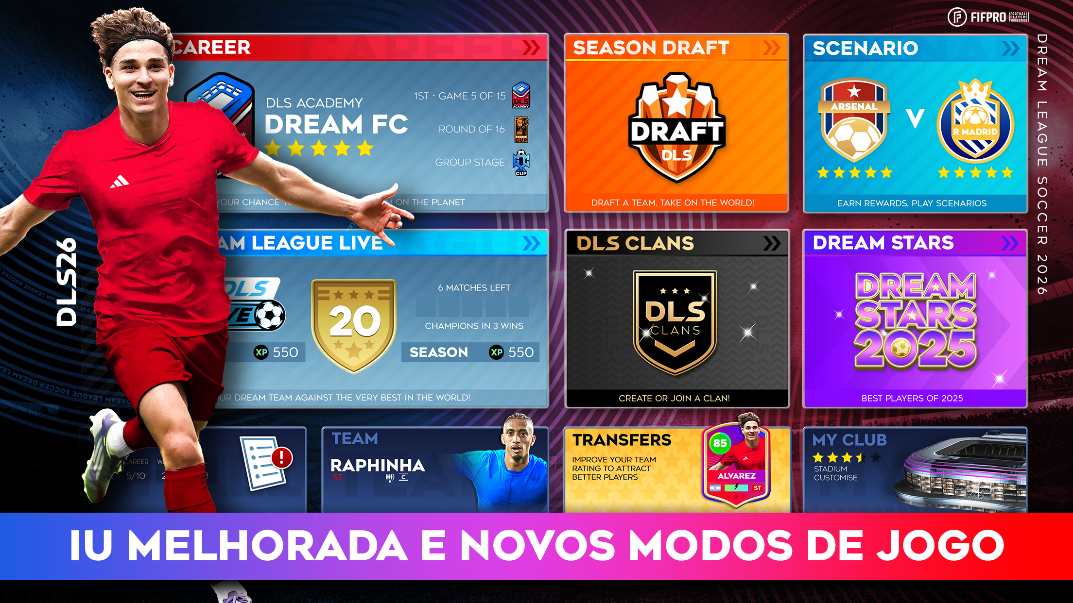 Captura de ecrã 2 da app Dream League Soccer 2026