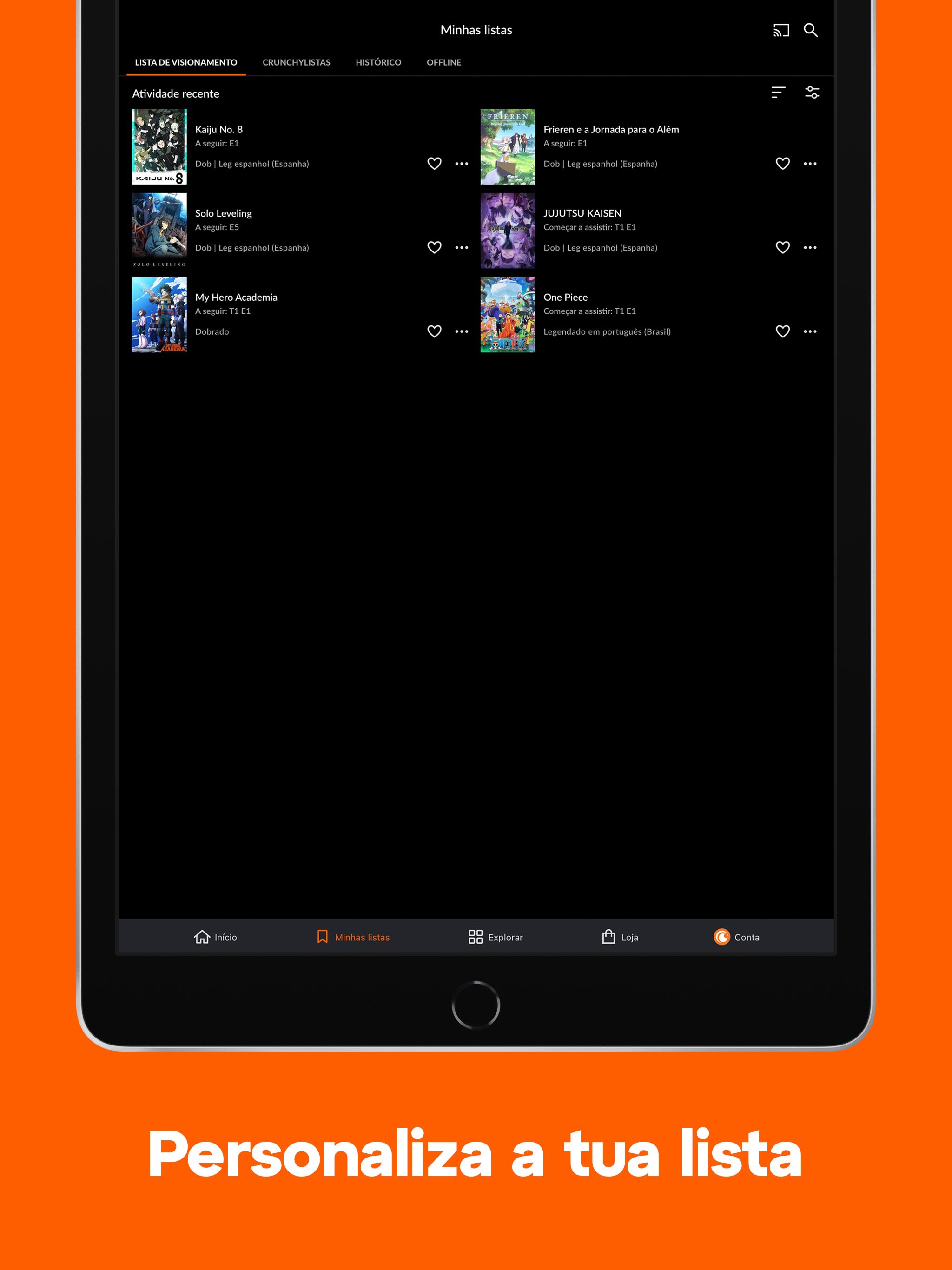 Captura de ecrã 2 da app Crunchyroll