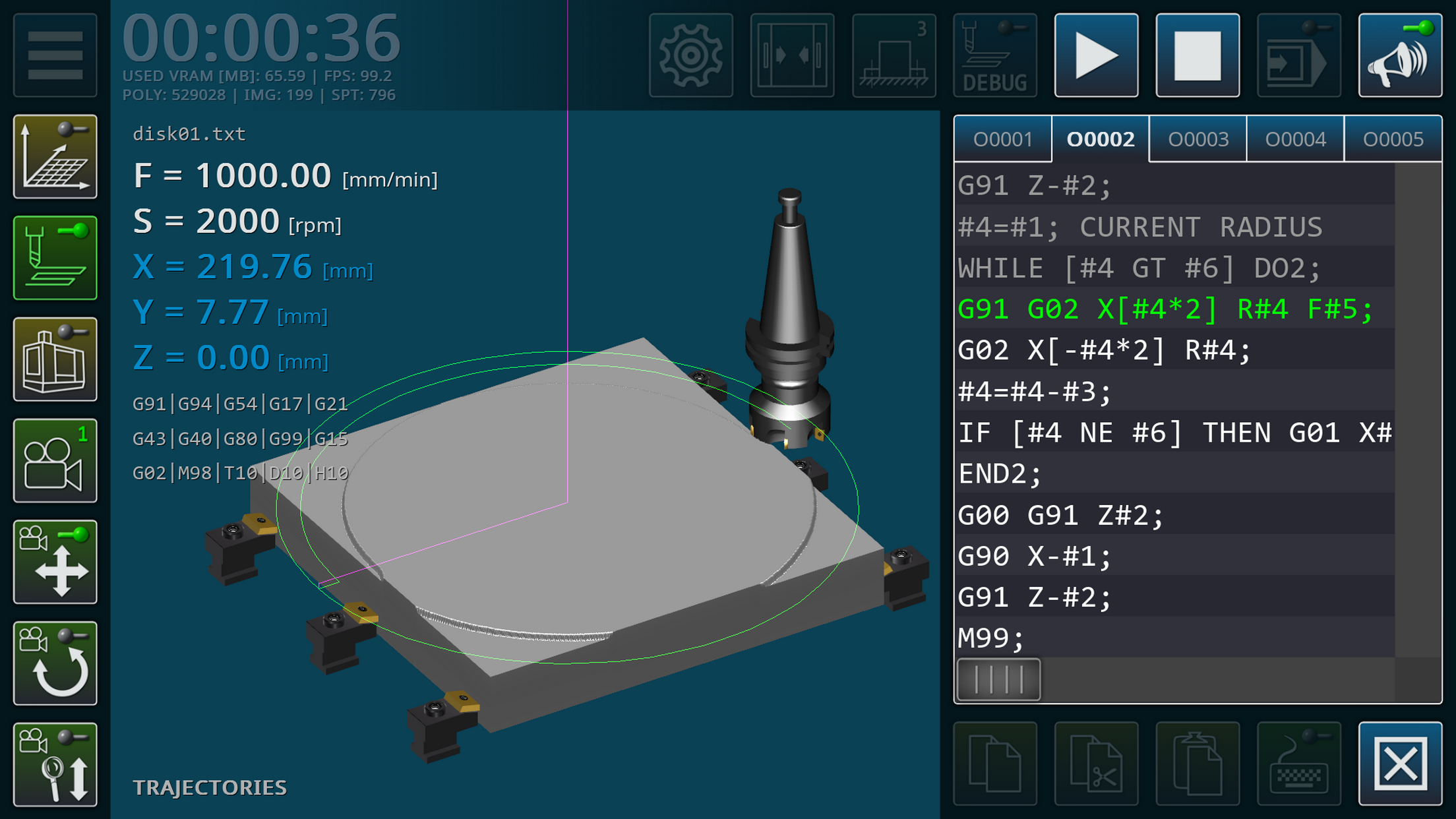 CNC VMC Simulator screenshot 4